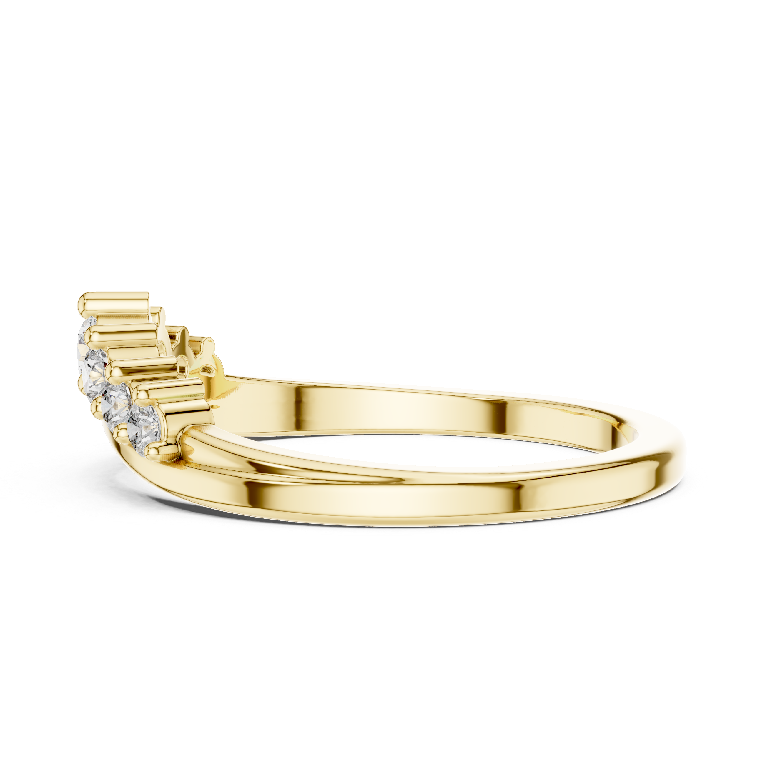 Graduated Diamond Band Ring