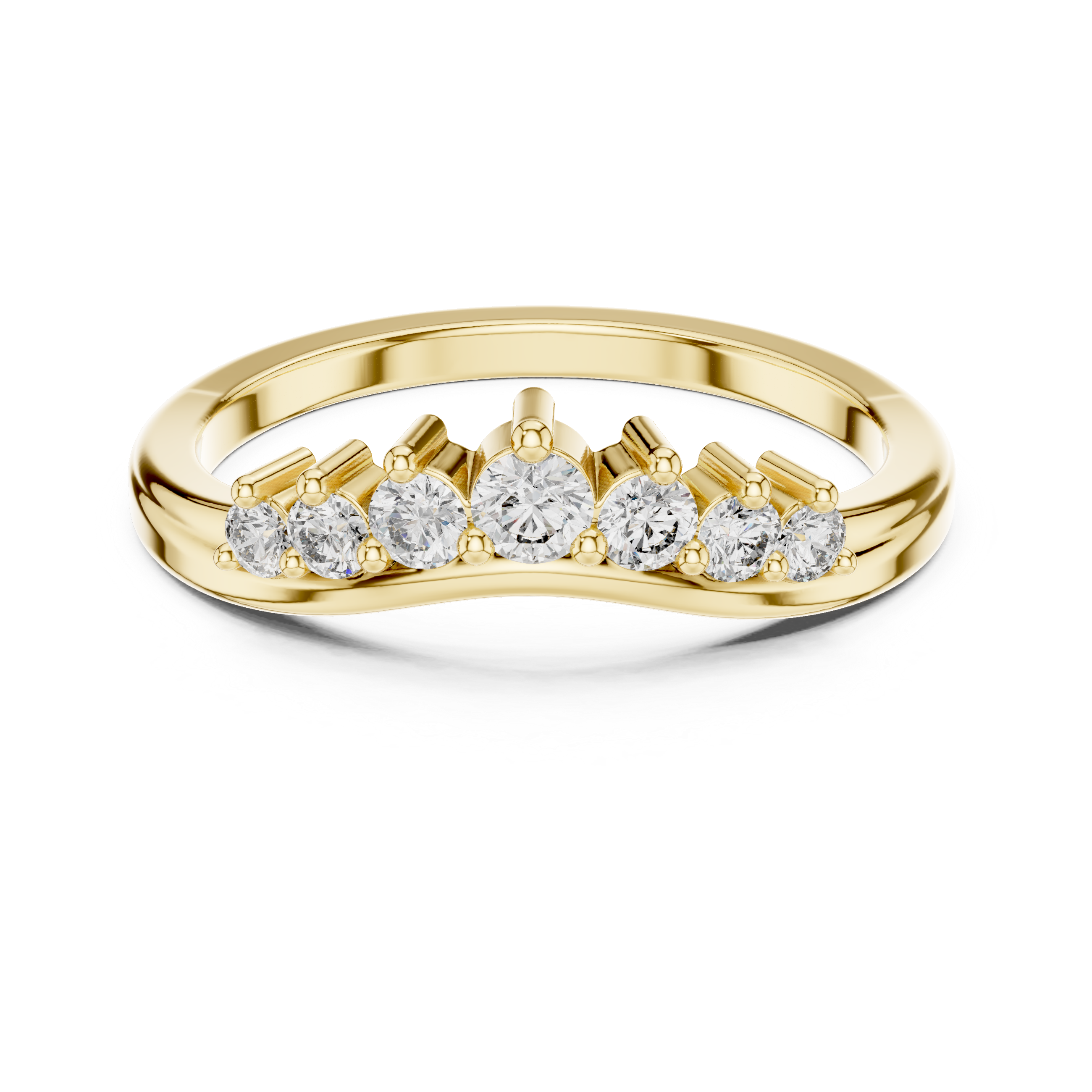 Graduated Diamond Band Ring