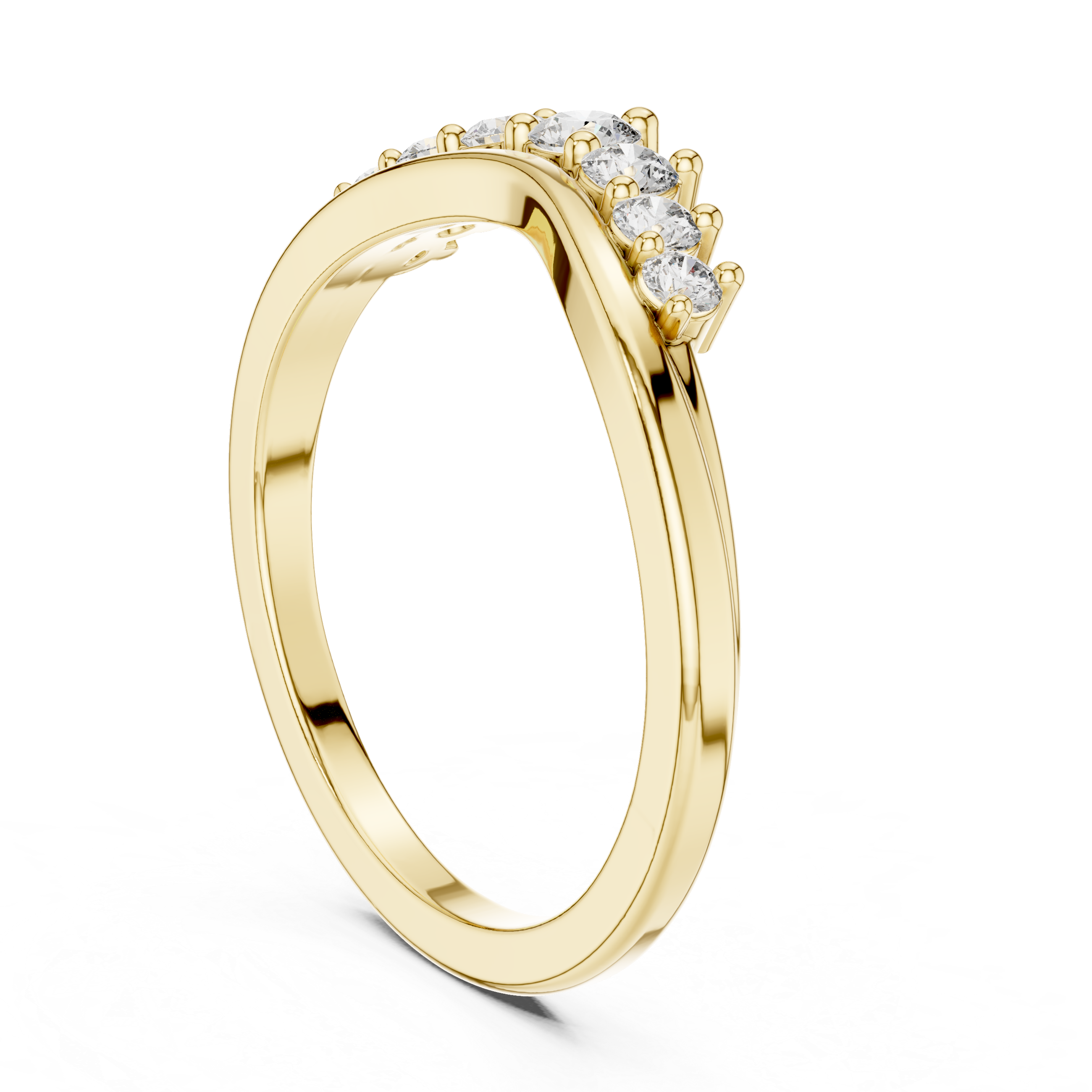 Graduated Diamond Band Ring