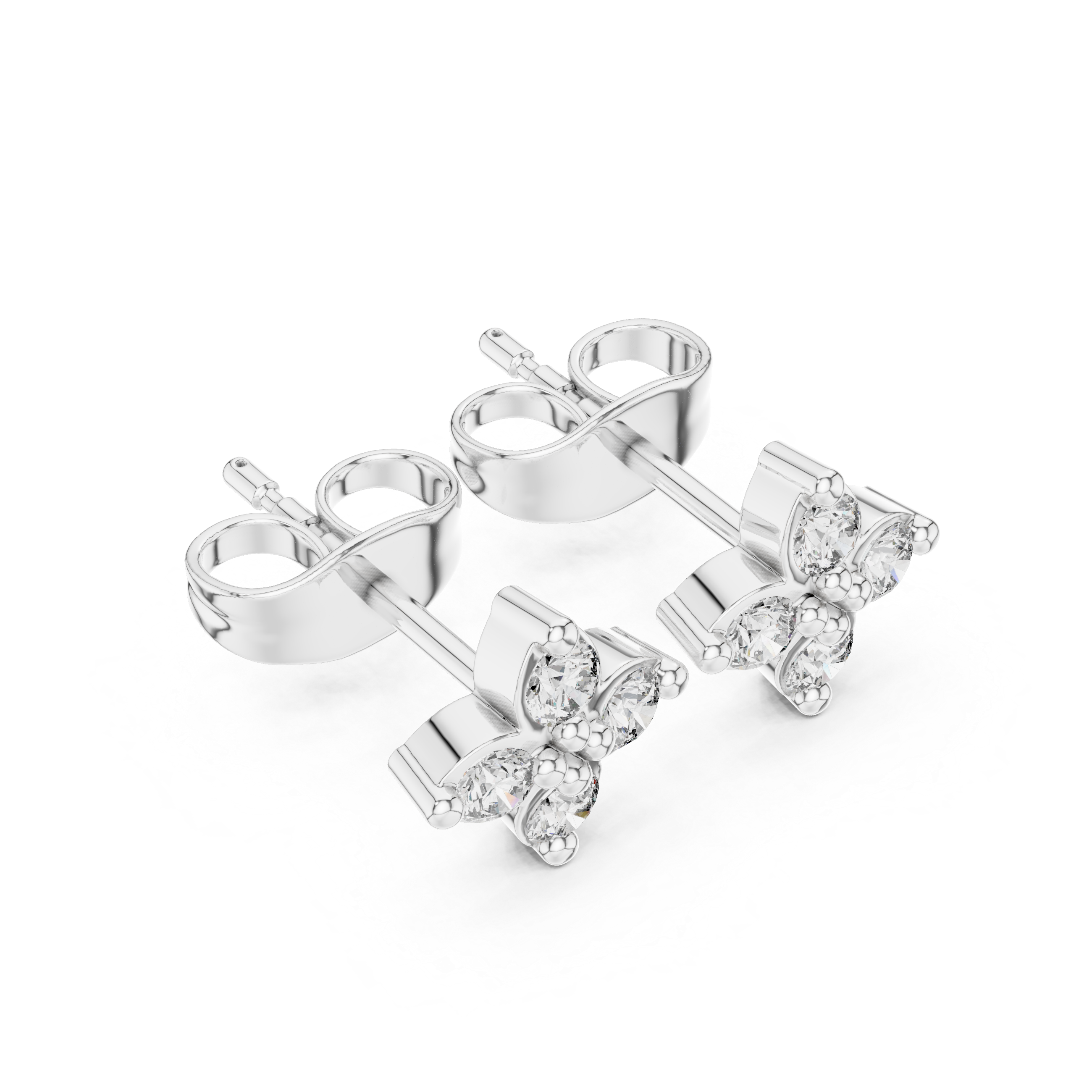 sparkling diamond petals