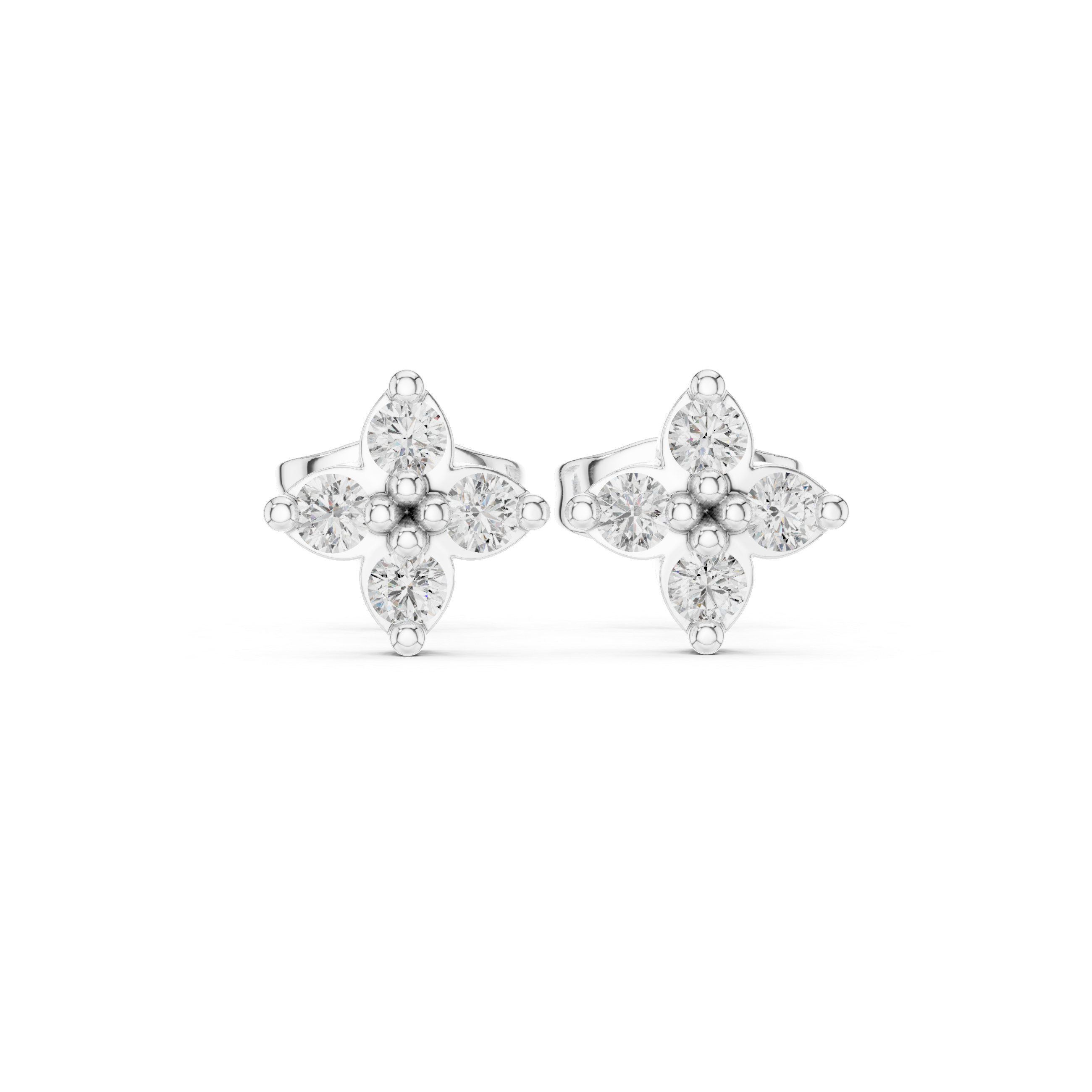 sparkling diamond petals