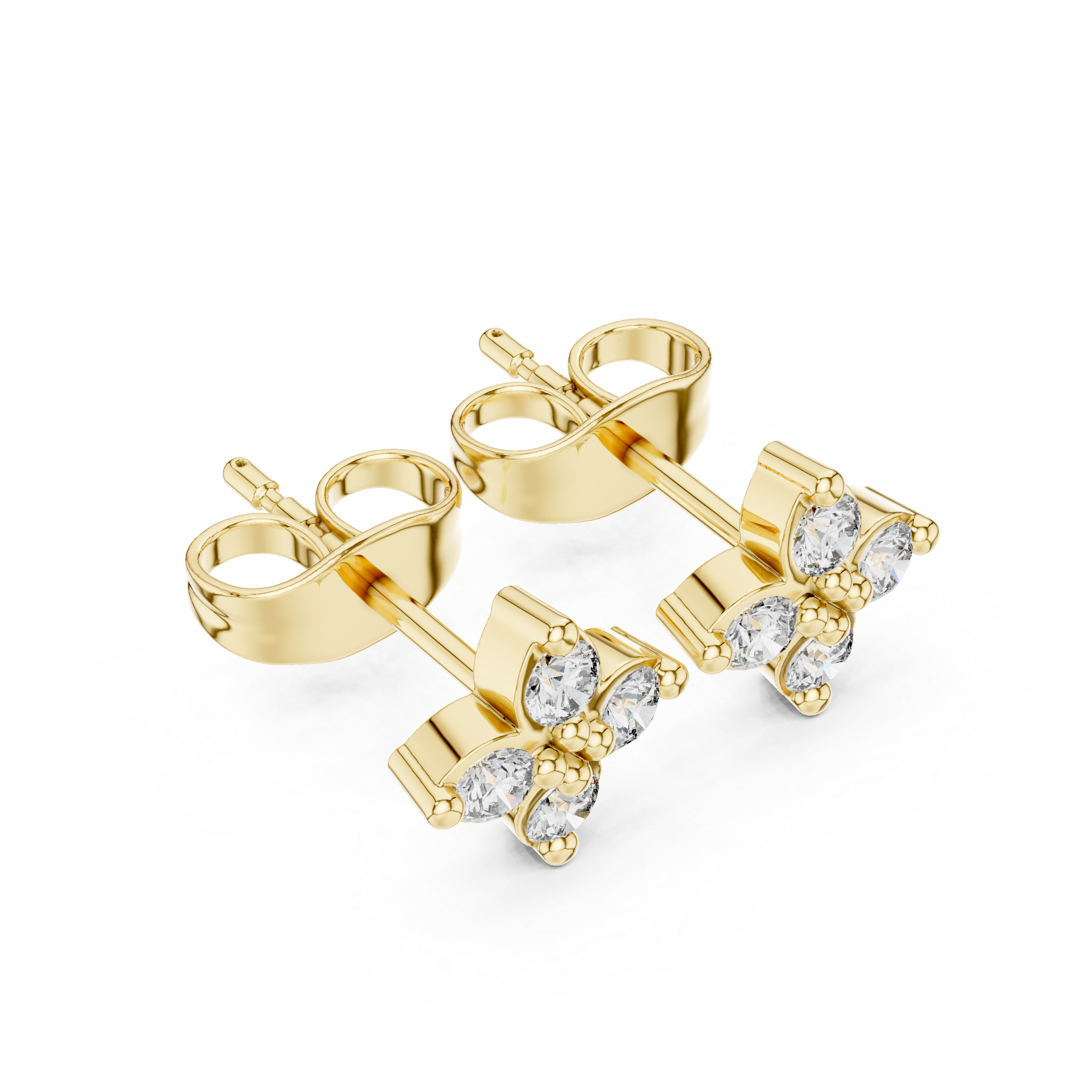sparkling diamond petals
