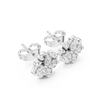 intricate scrollwork and sparkling diamond petals