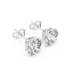 Classic Solitaire Rose Gold Diamond Stud Earrings