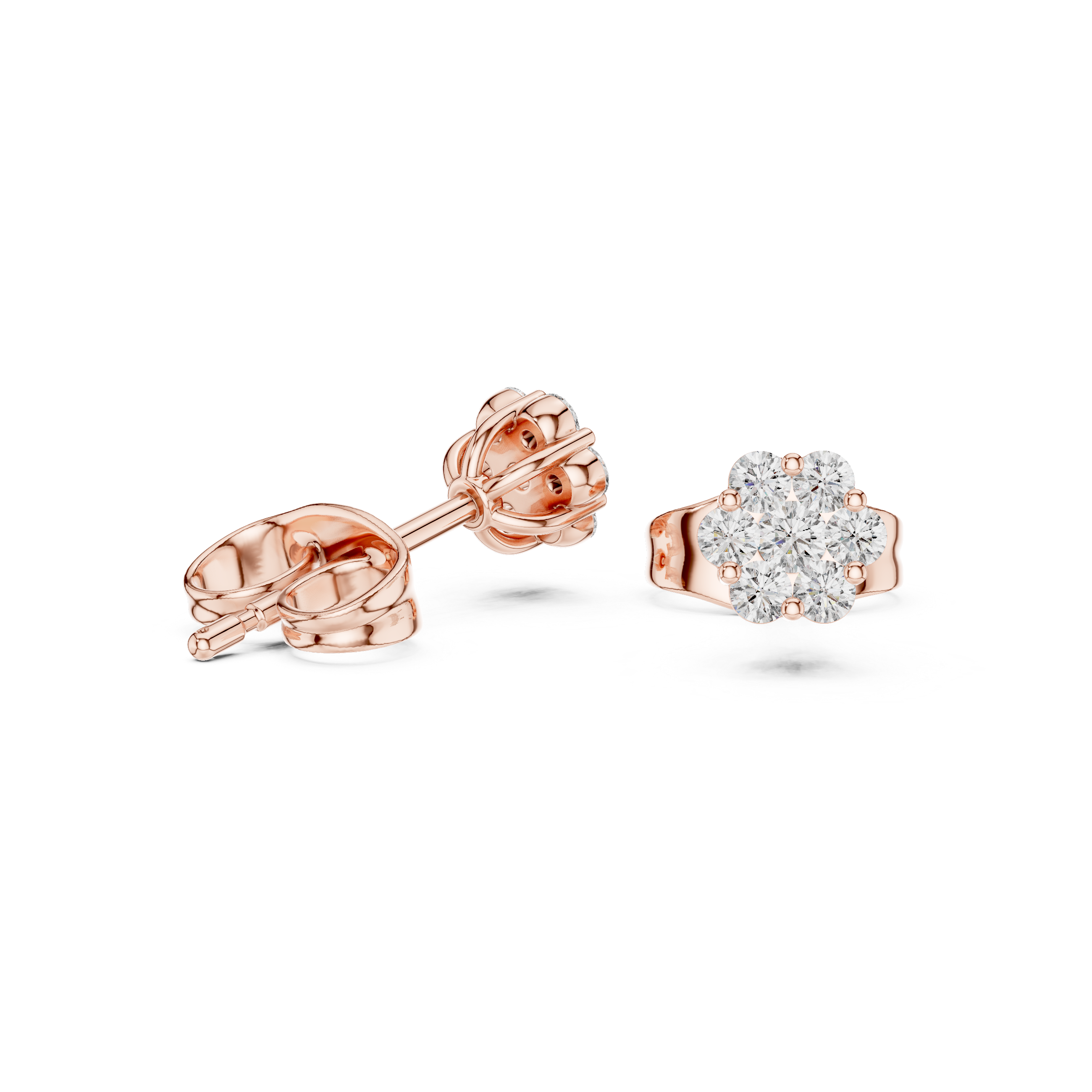 Round Diamond Cluster Design