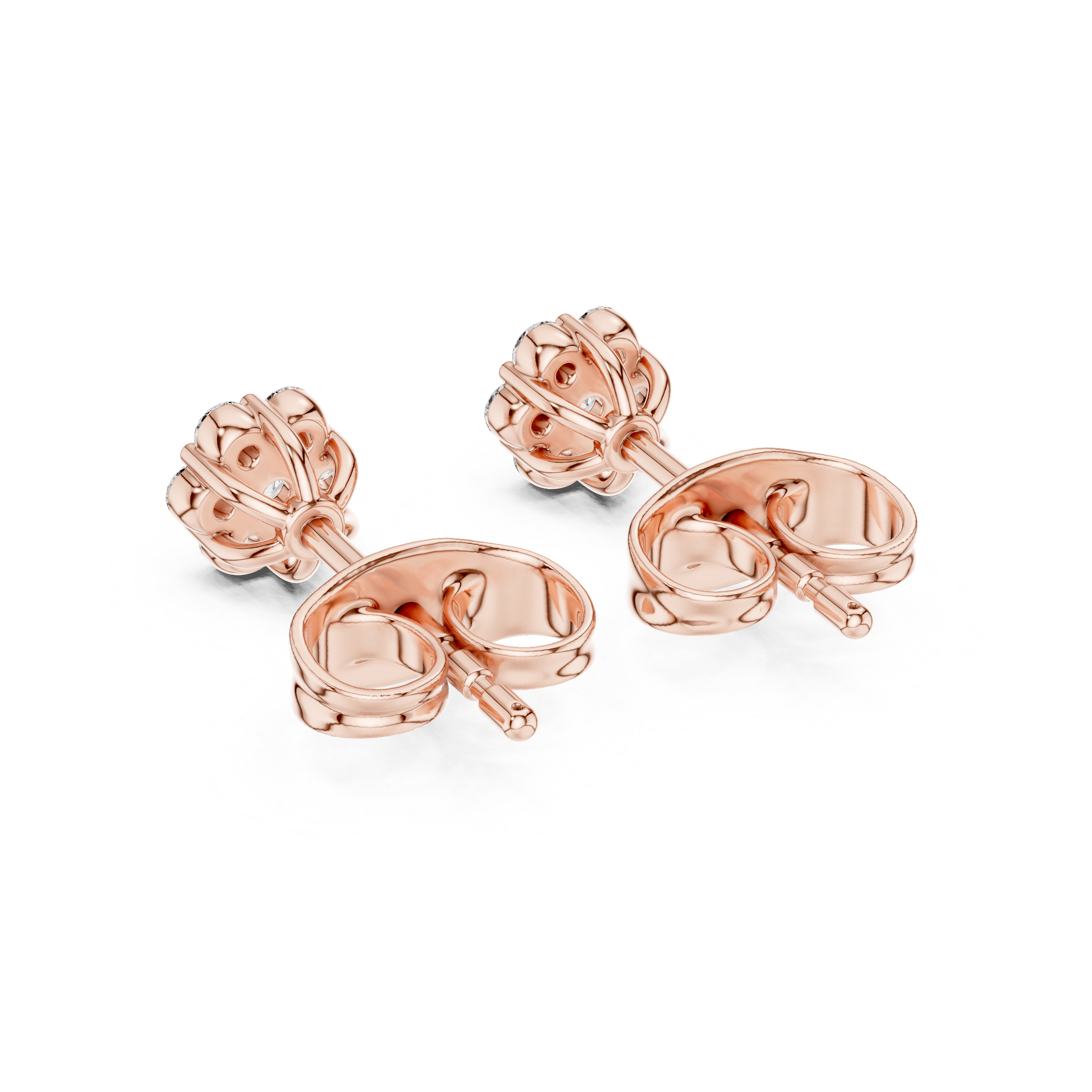 Round Diamond Cluster Design