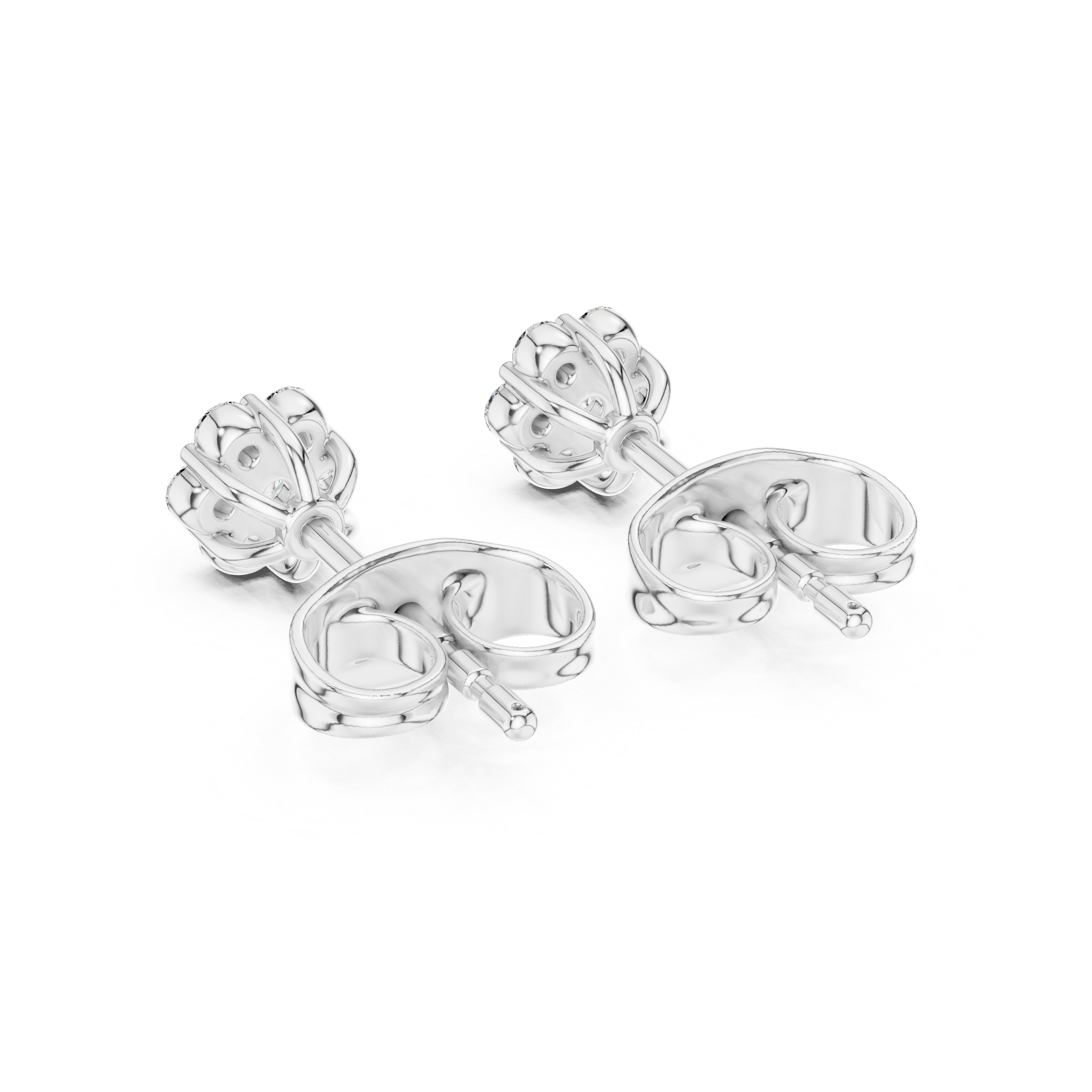 Round Diamond Cluster Design