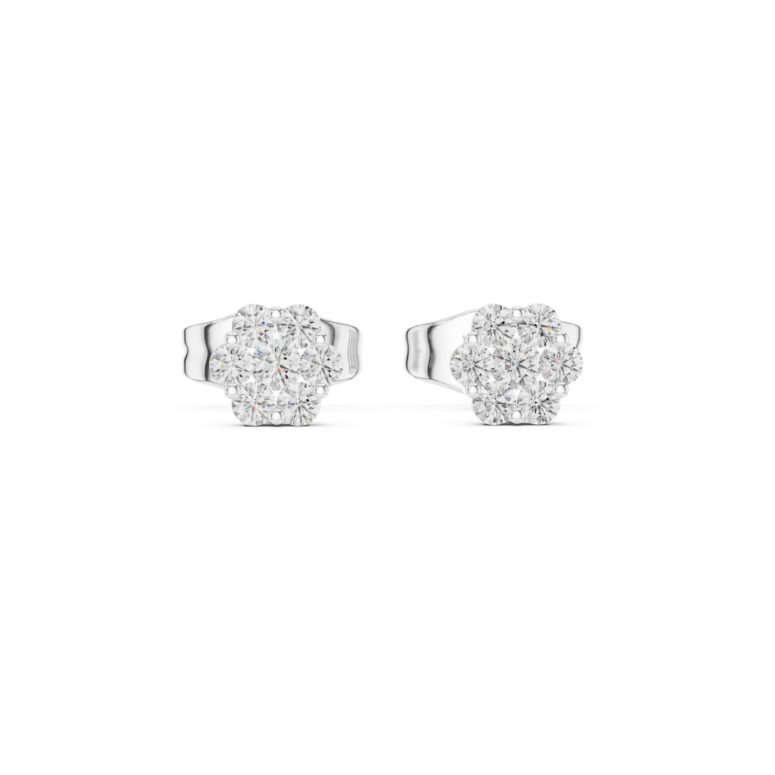 Round Diamond Cluster Design