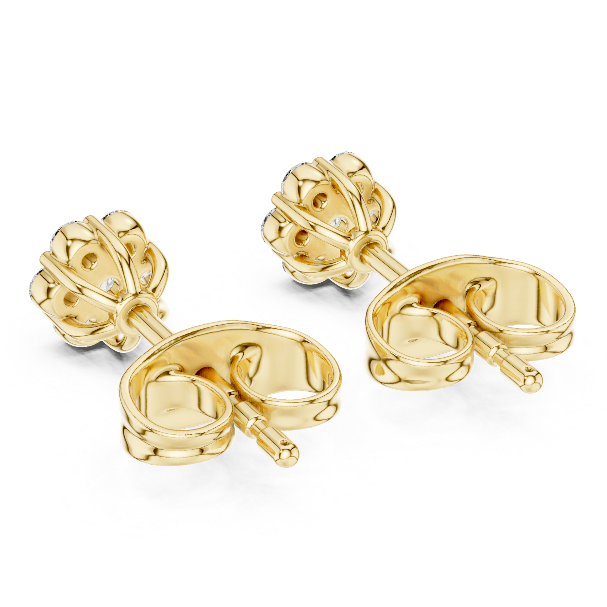 Round Diamond Cluster Design
