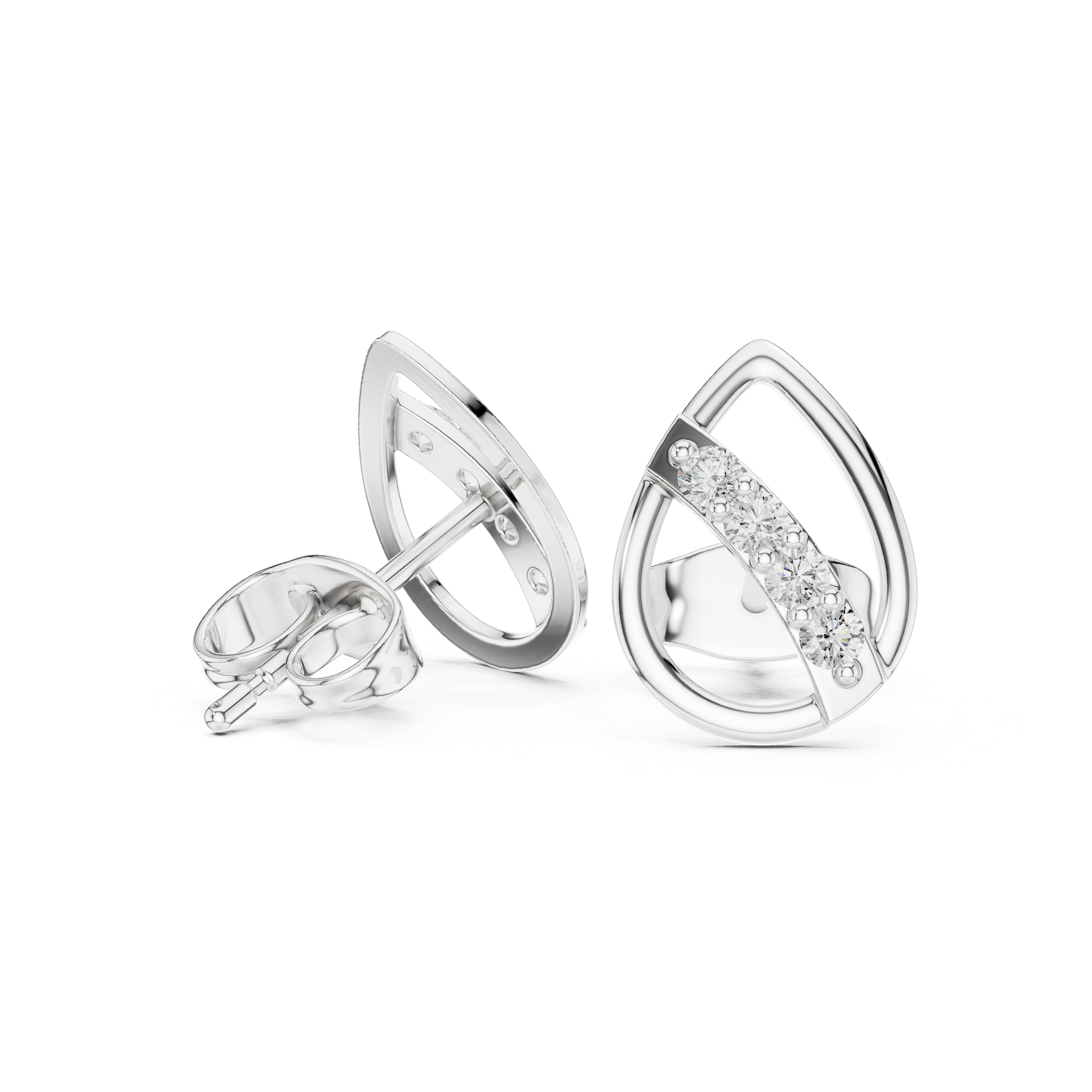 Openwork Design and Diamond Accent Strip