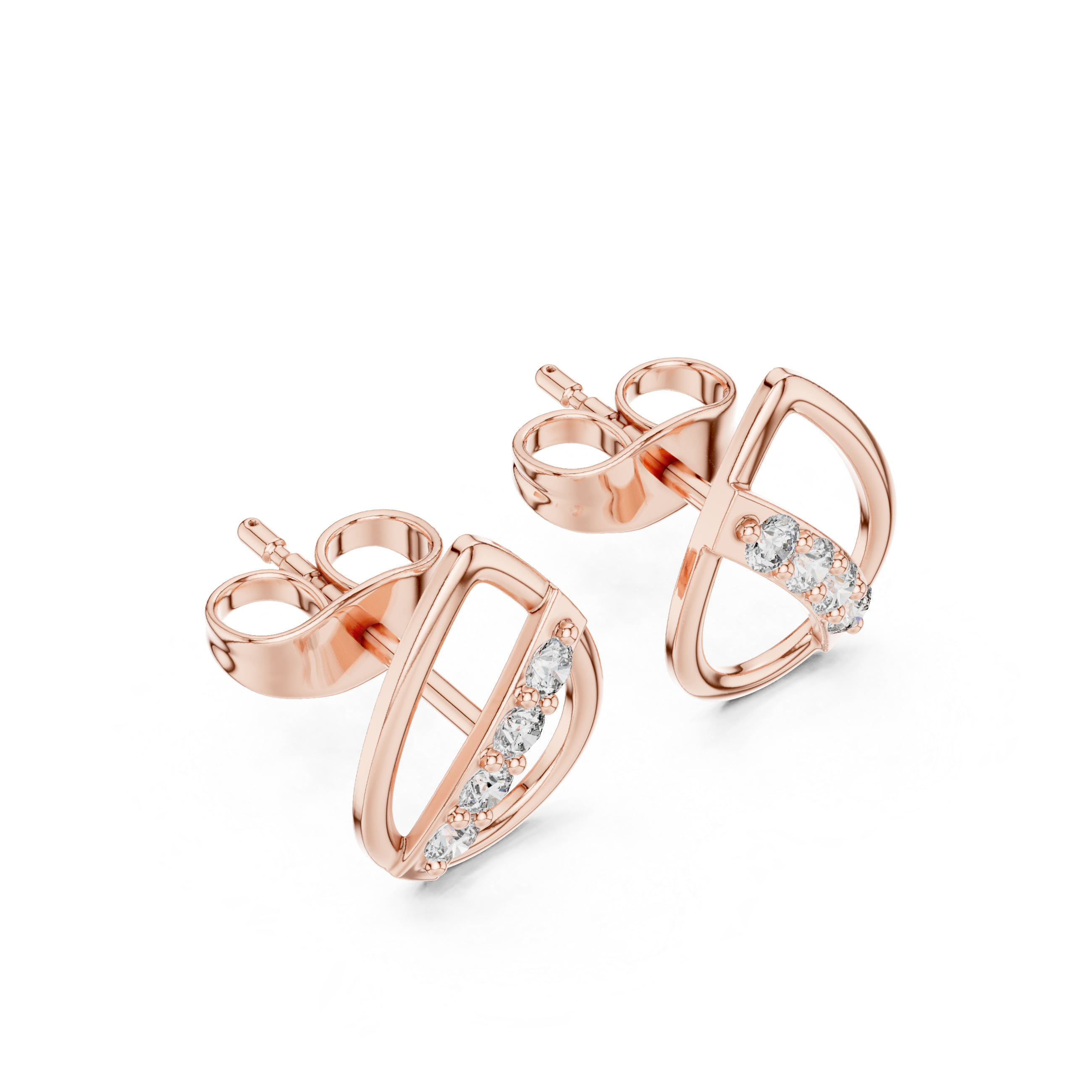 Openwork Design and Diamond Accent Strip
