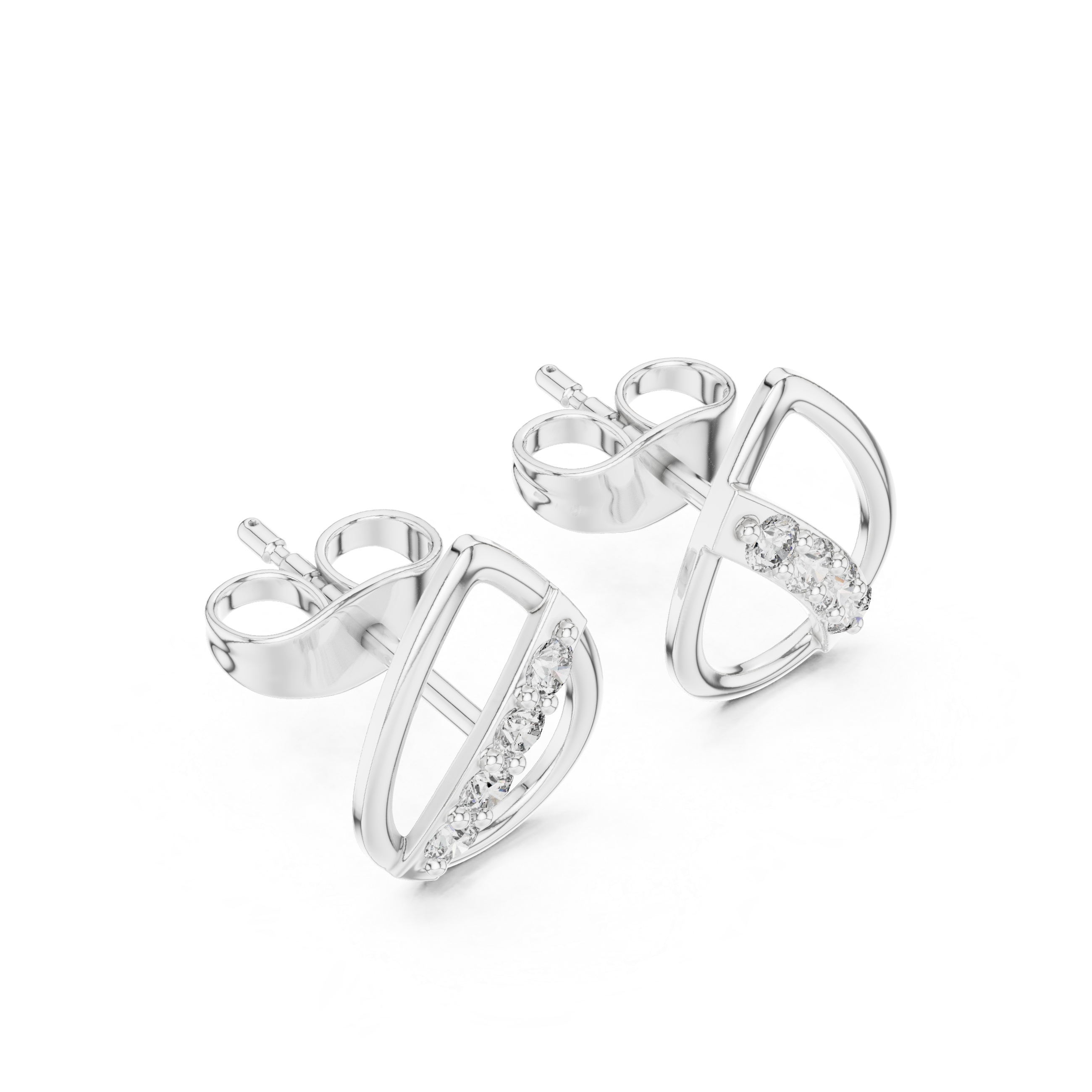Openwork Design and Diamond Accent Strip