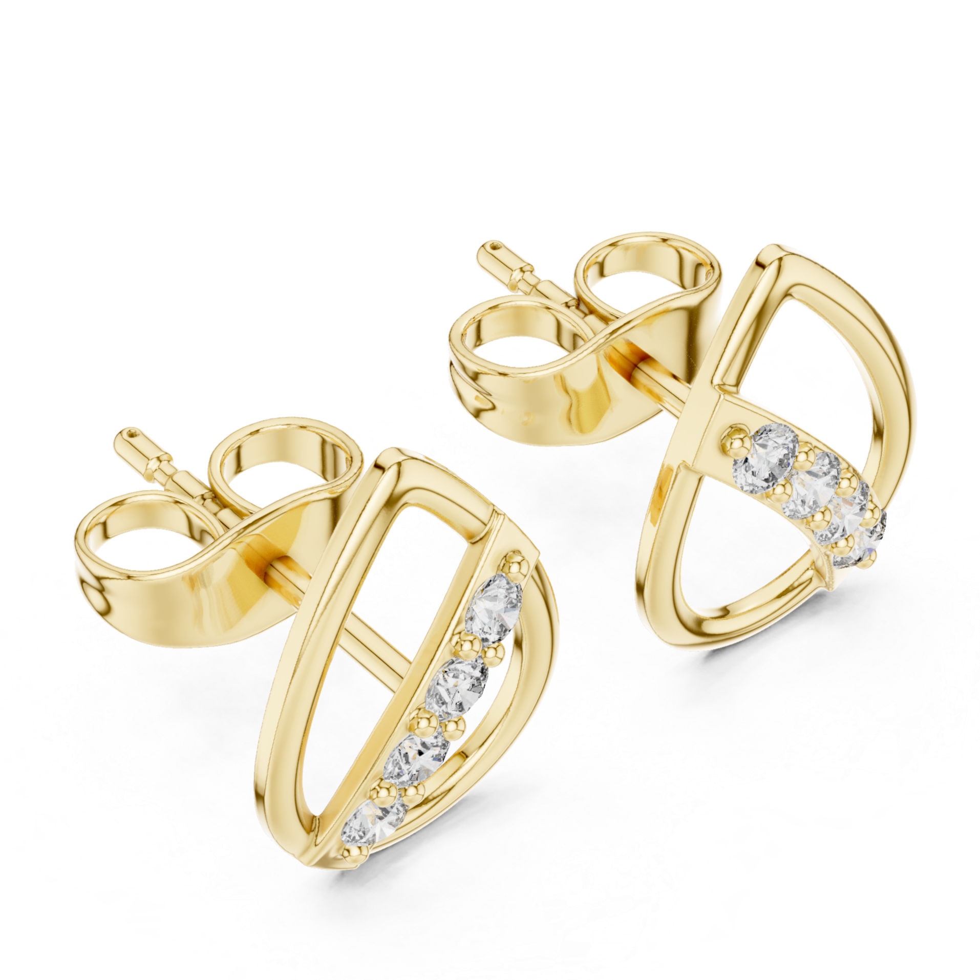 Openwork Design and Diamond Accent Strip