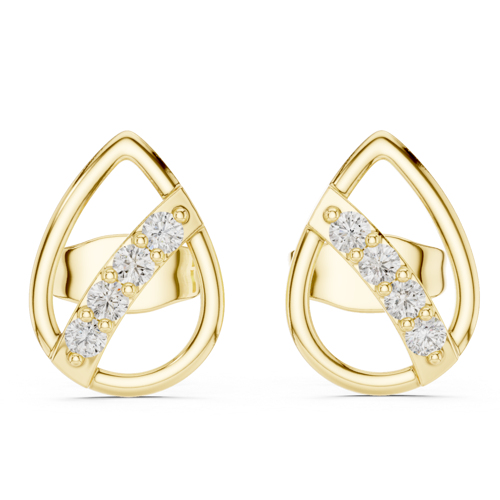 Openwork Design and Diamond Accent Strip
