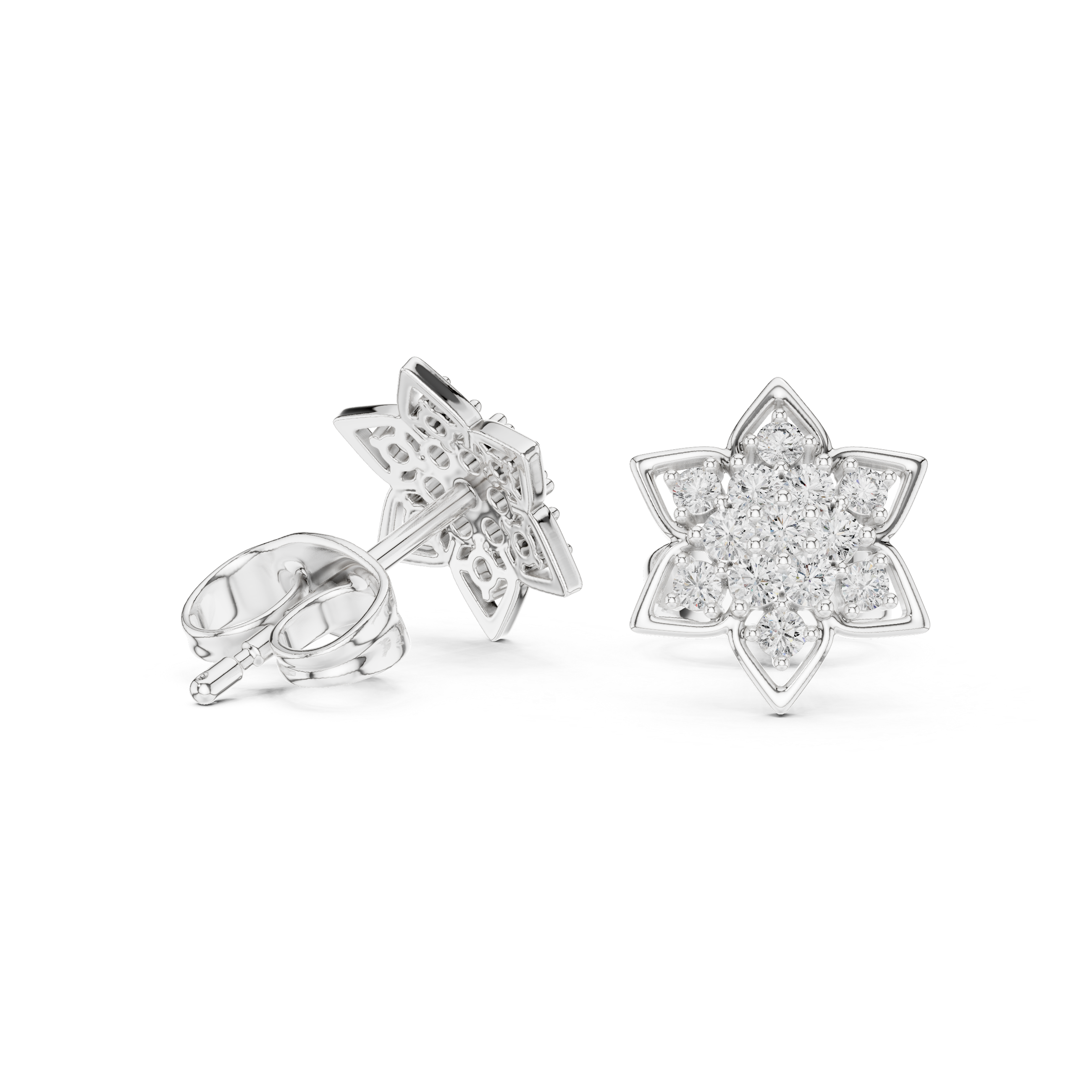 Star-Shaped Diamond Cluster Design