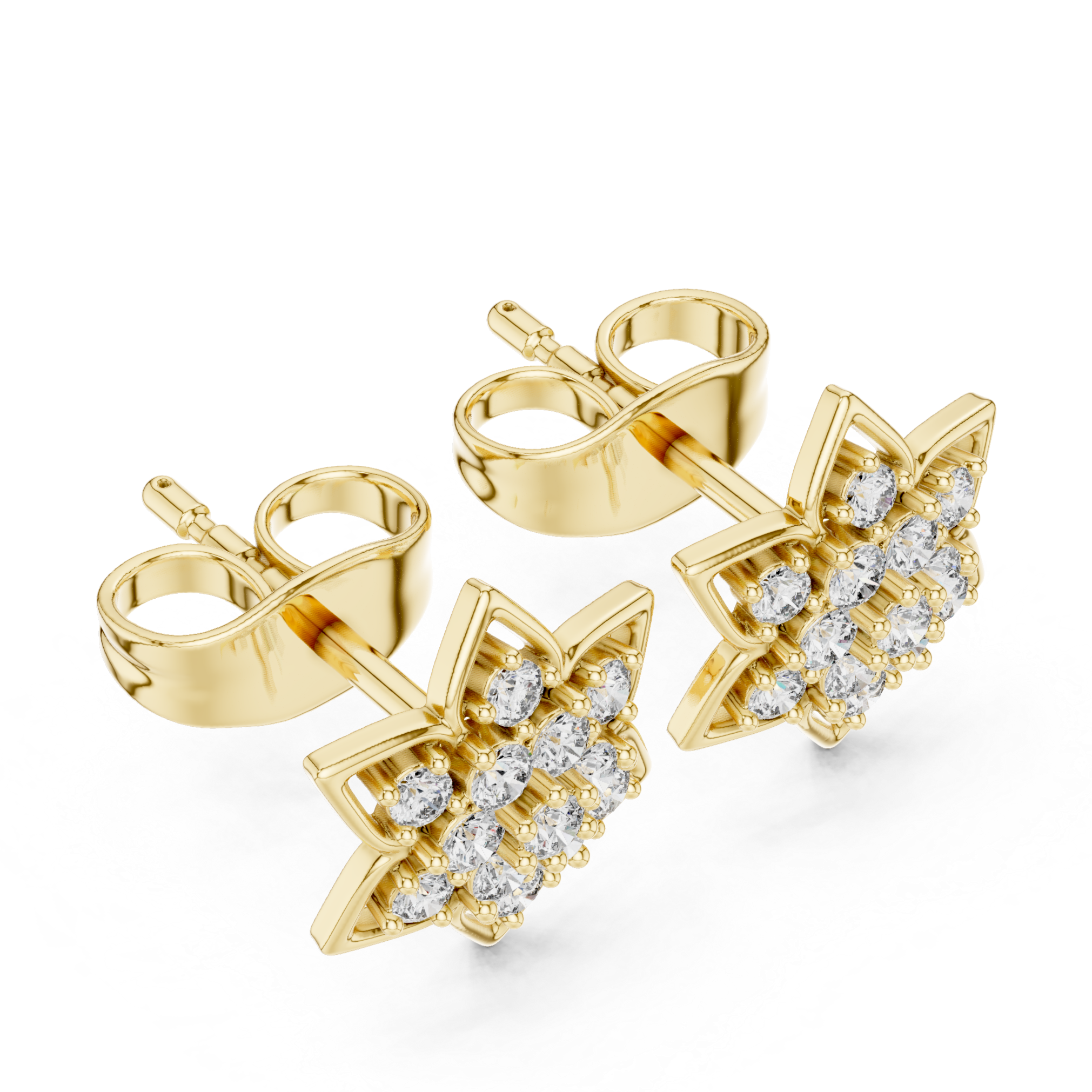 Star-Shaped Diamond Cluster Design