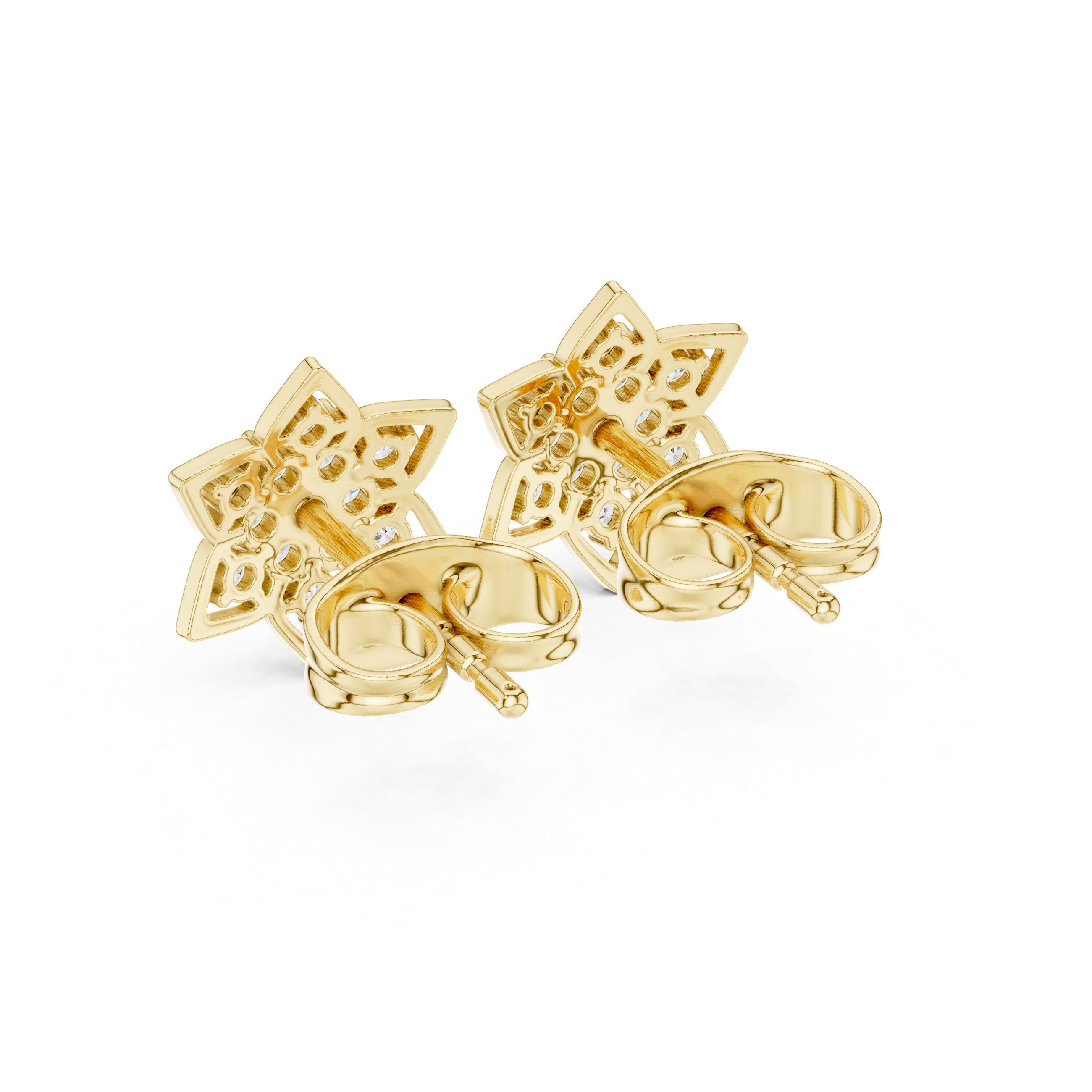 Star-Shaped Diamond Cluster Design