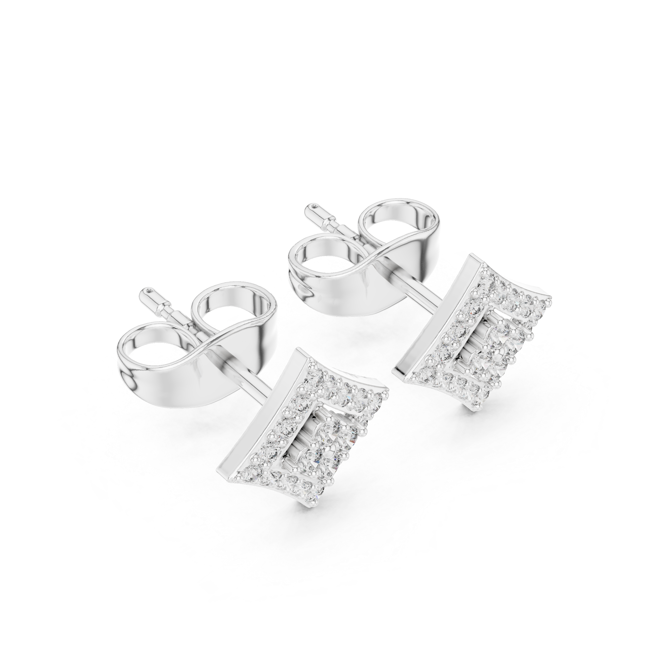 Curved Square Diamond Cluster Design