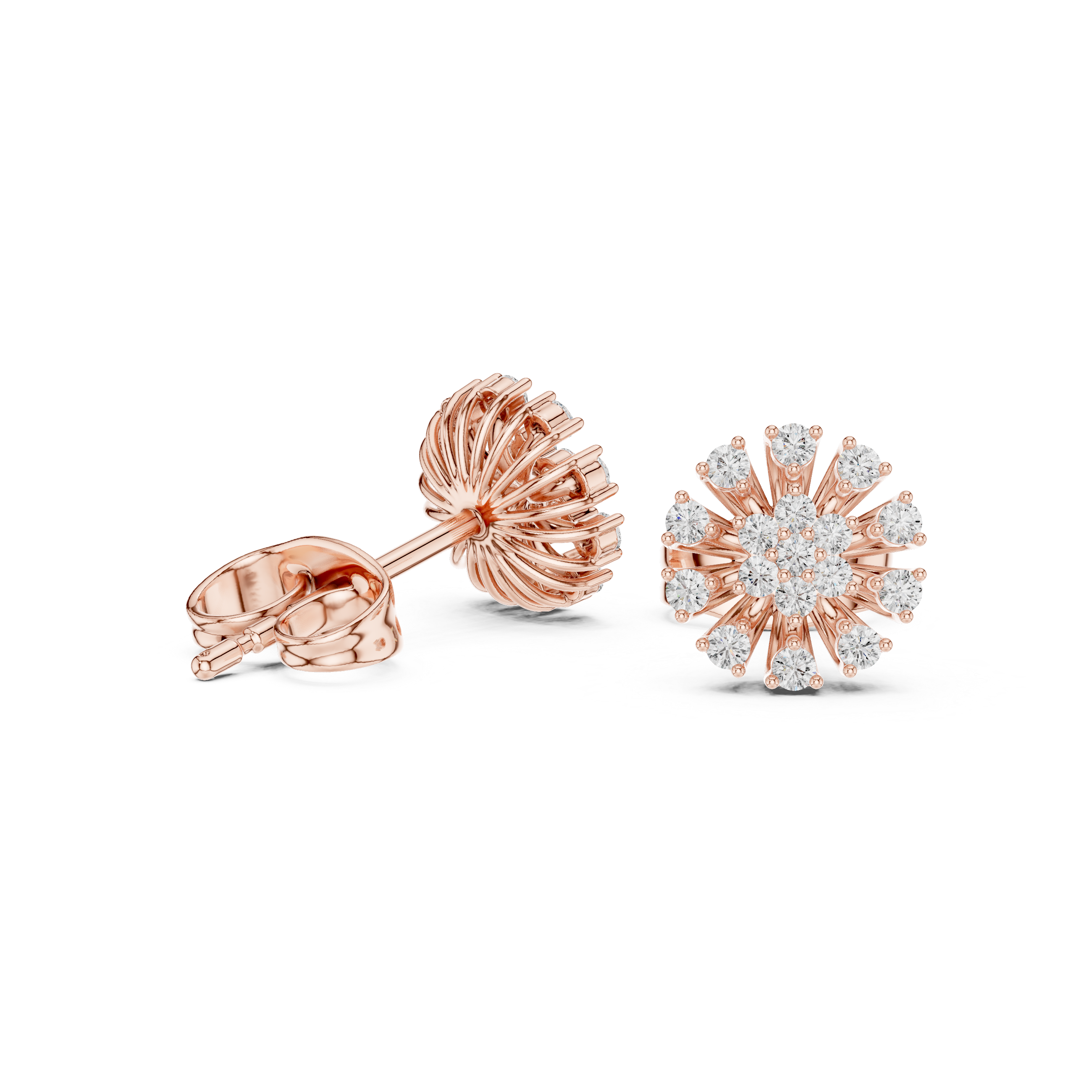 Multi-Layered Round Diamond Cluster Design