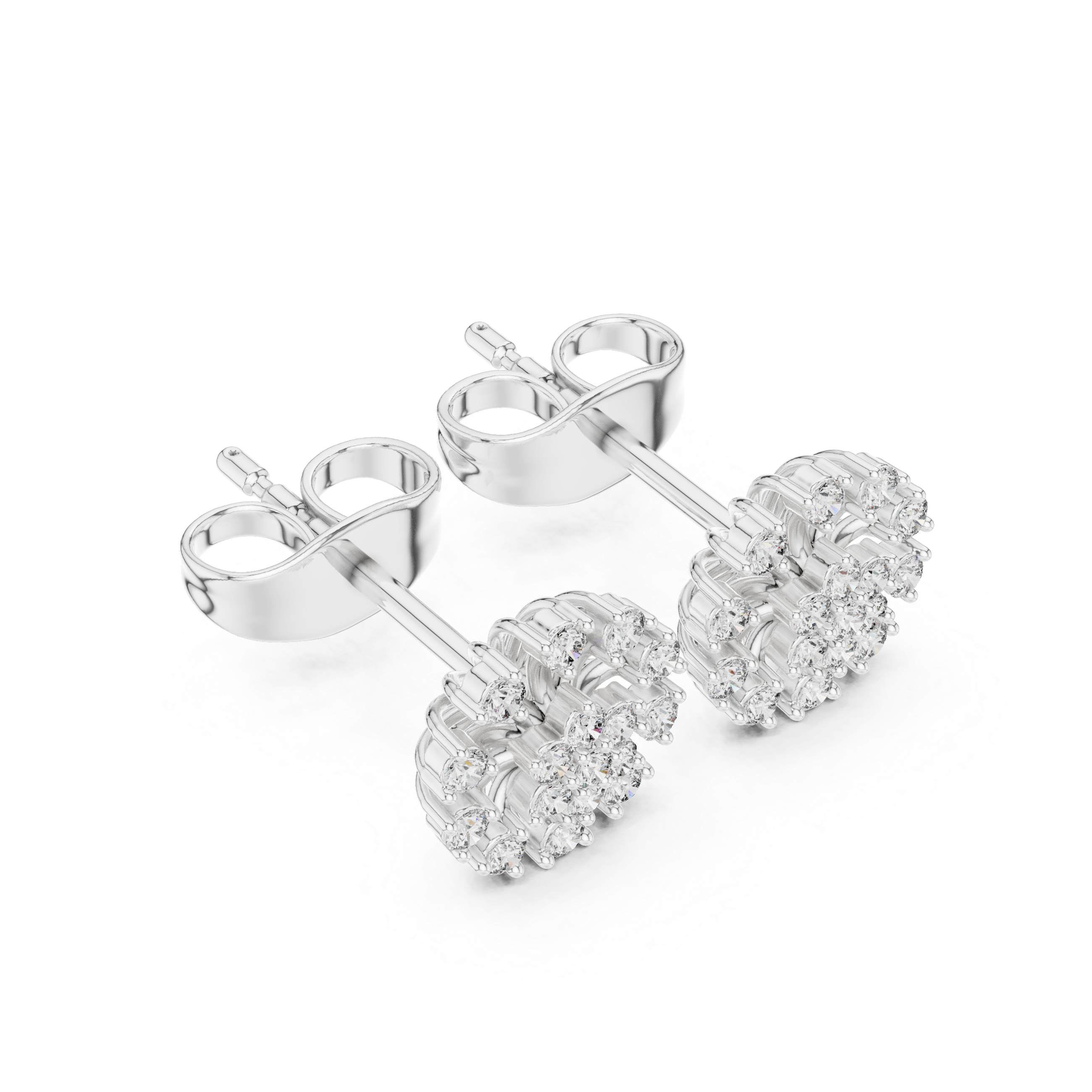 Multi-Layered Round Diamond Cluster Design