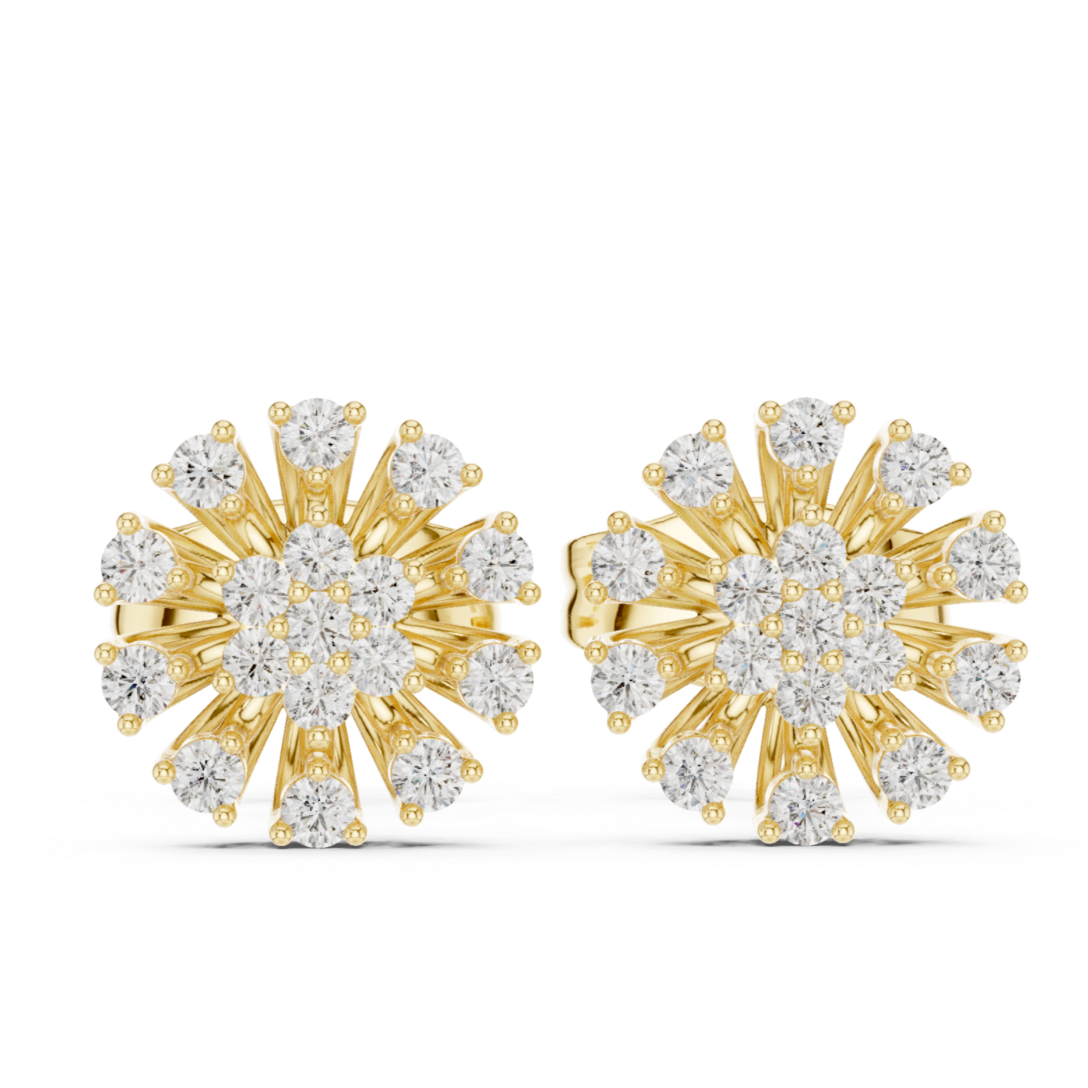 Multi-Layered Round Diamond Cluster Design