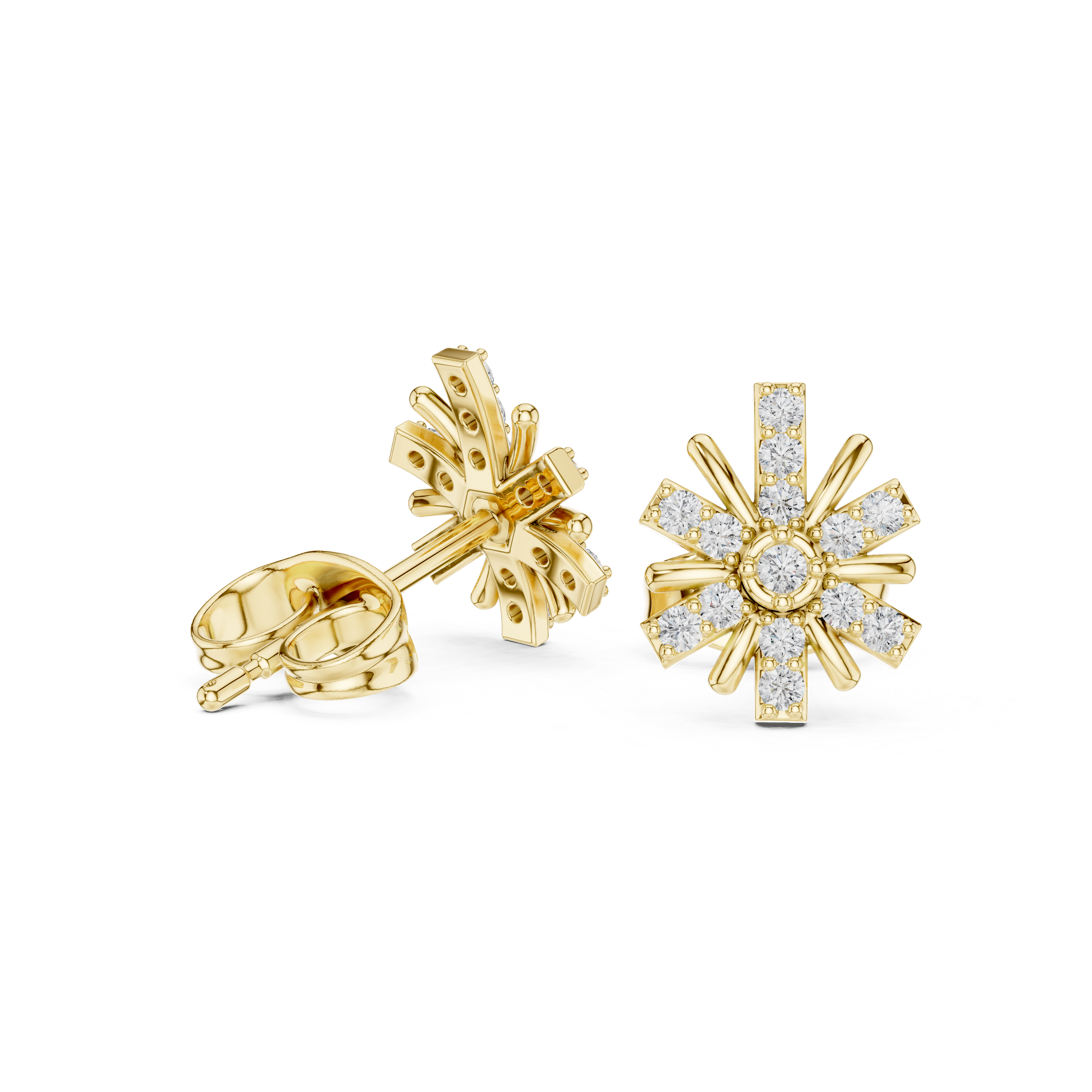 Radiant Starburst Diamond Design