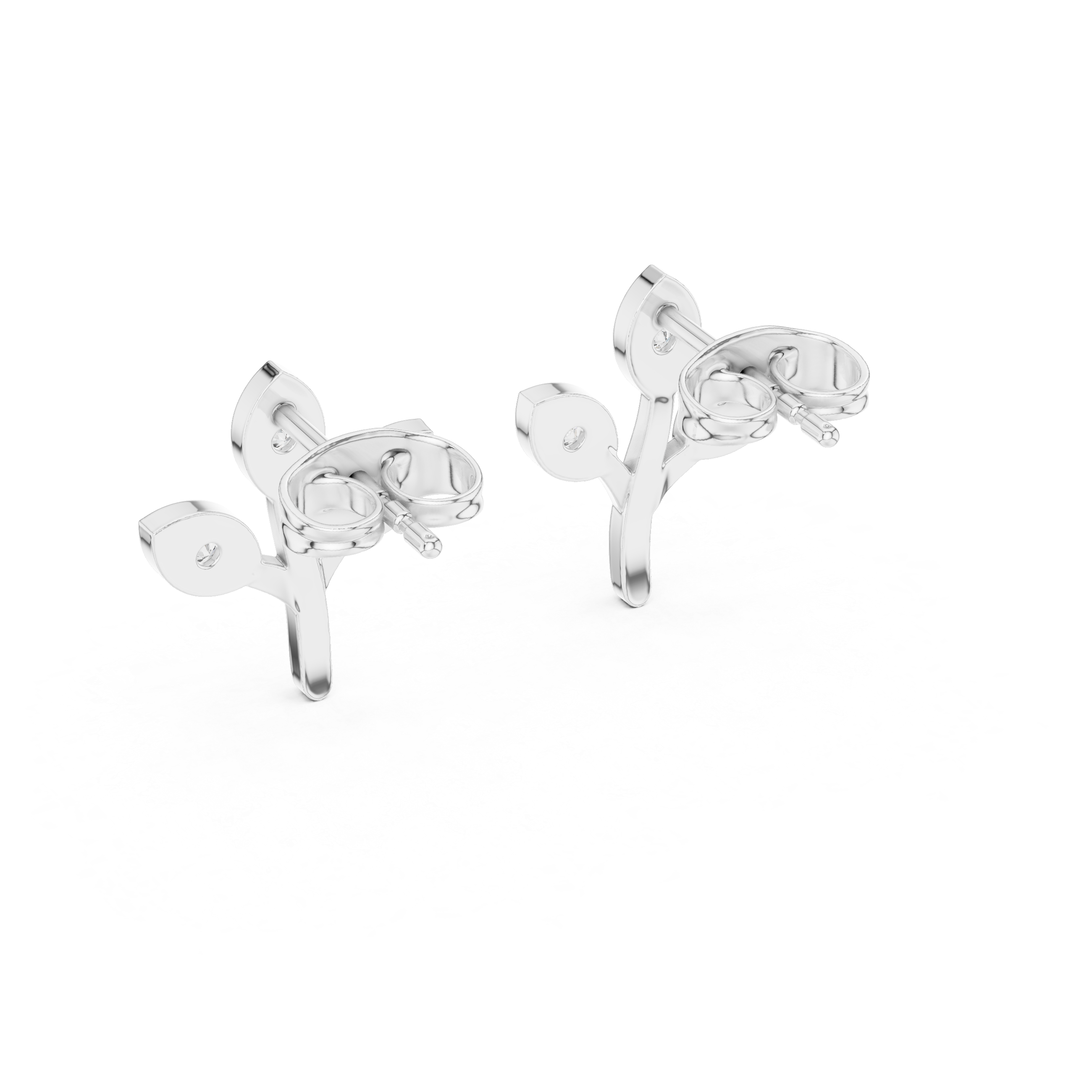 Nature-inspired small branch with leaves