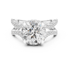 Split Shank Diamond Engagement Ring