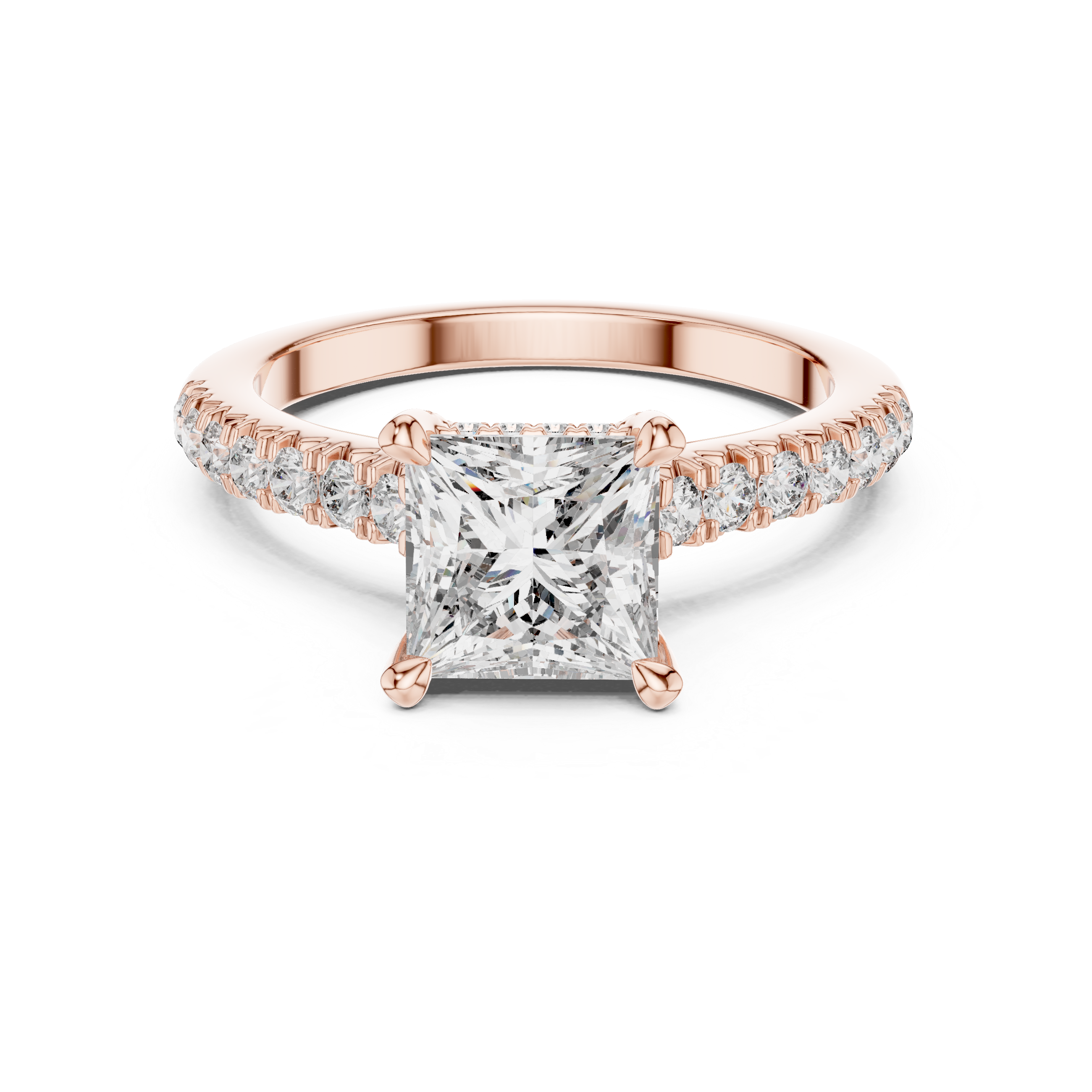 Timeless Halo Ring with Brilliant Diamonds