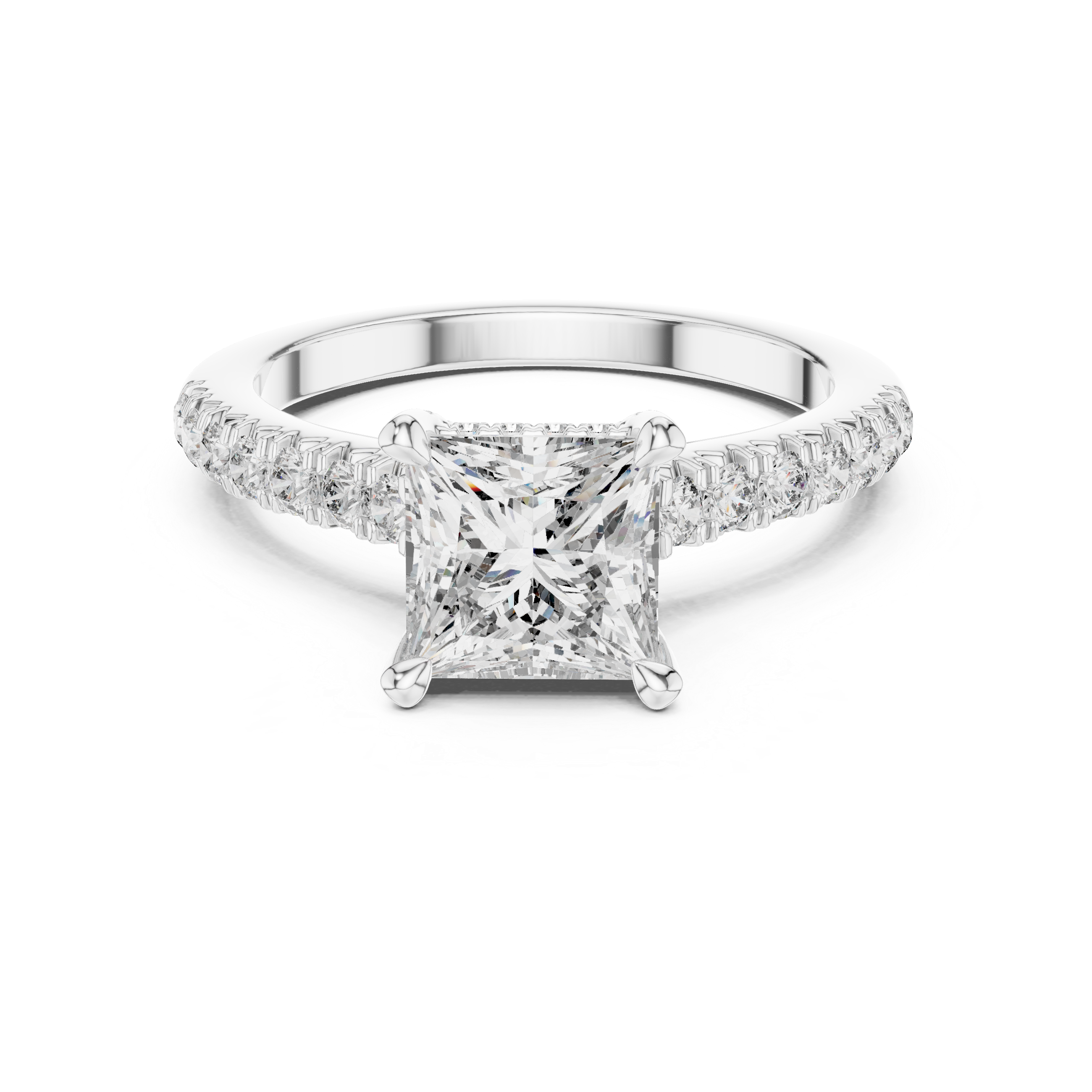 Timeless Halo Ring with Brilliant Diamonds