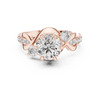 Elegant Twist Diamond Engagement Ring