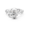 Elegant Twist Diamond Engagement Ring