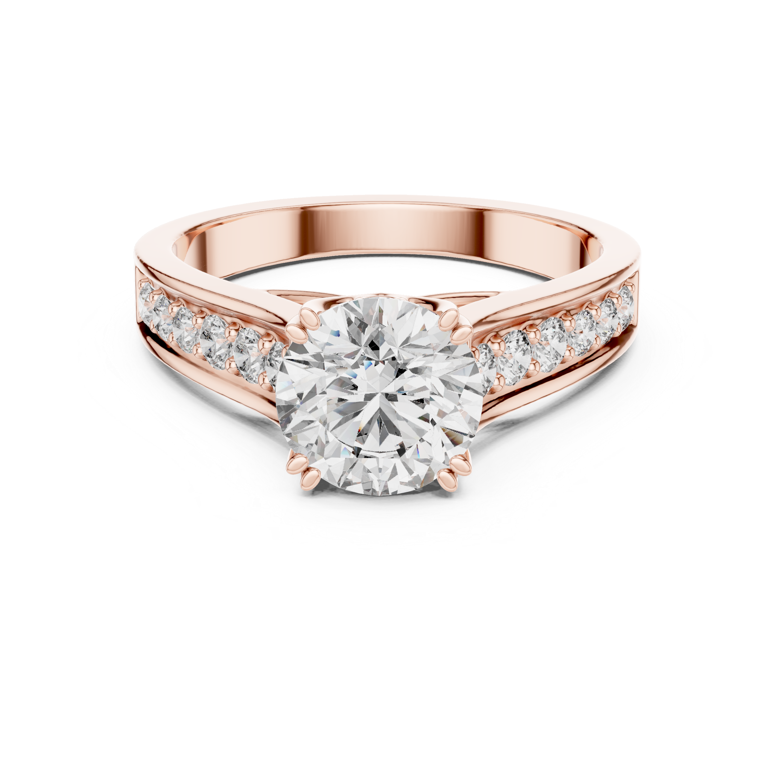 Chanel-Set Diamond Solitaire Ring