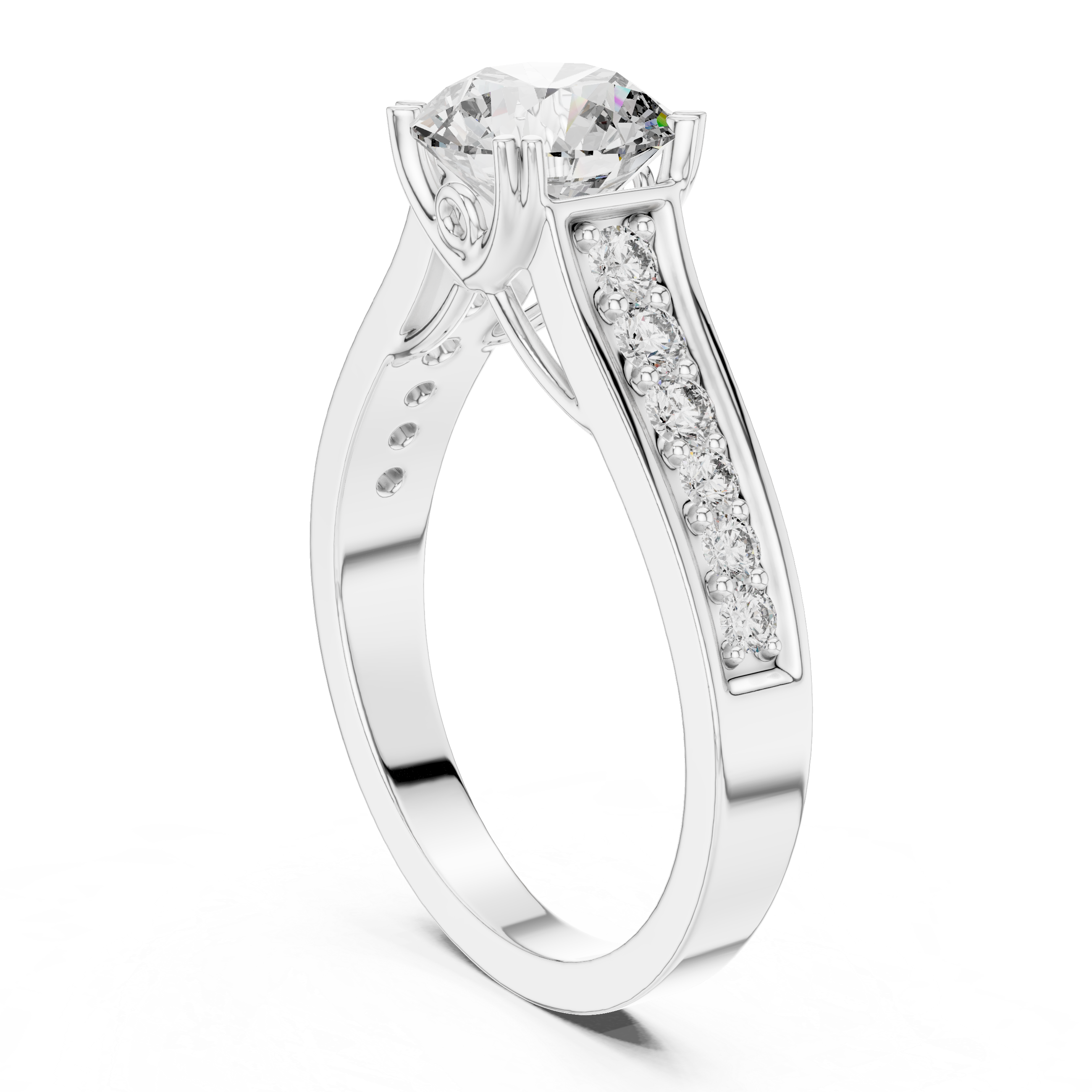 Chanel-Set Diamond Solitaire Ring
