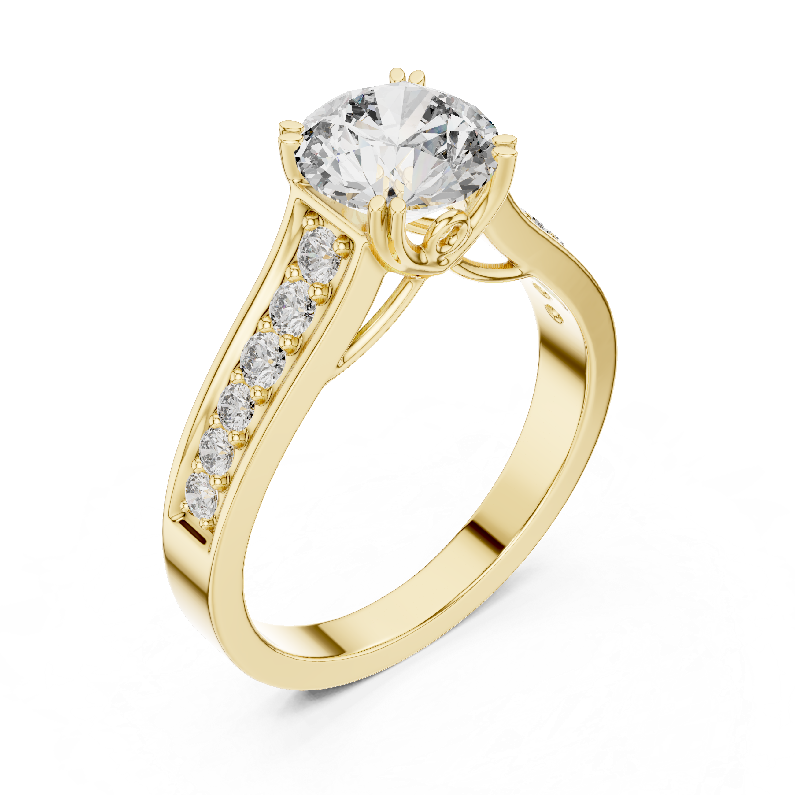 Chanel-Set Diamond Solitaire Ring