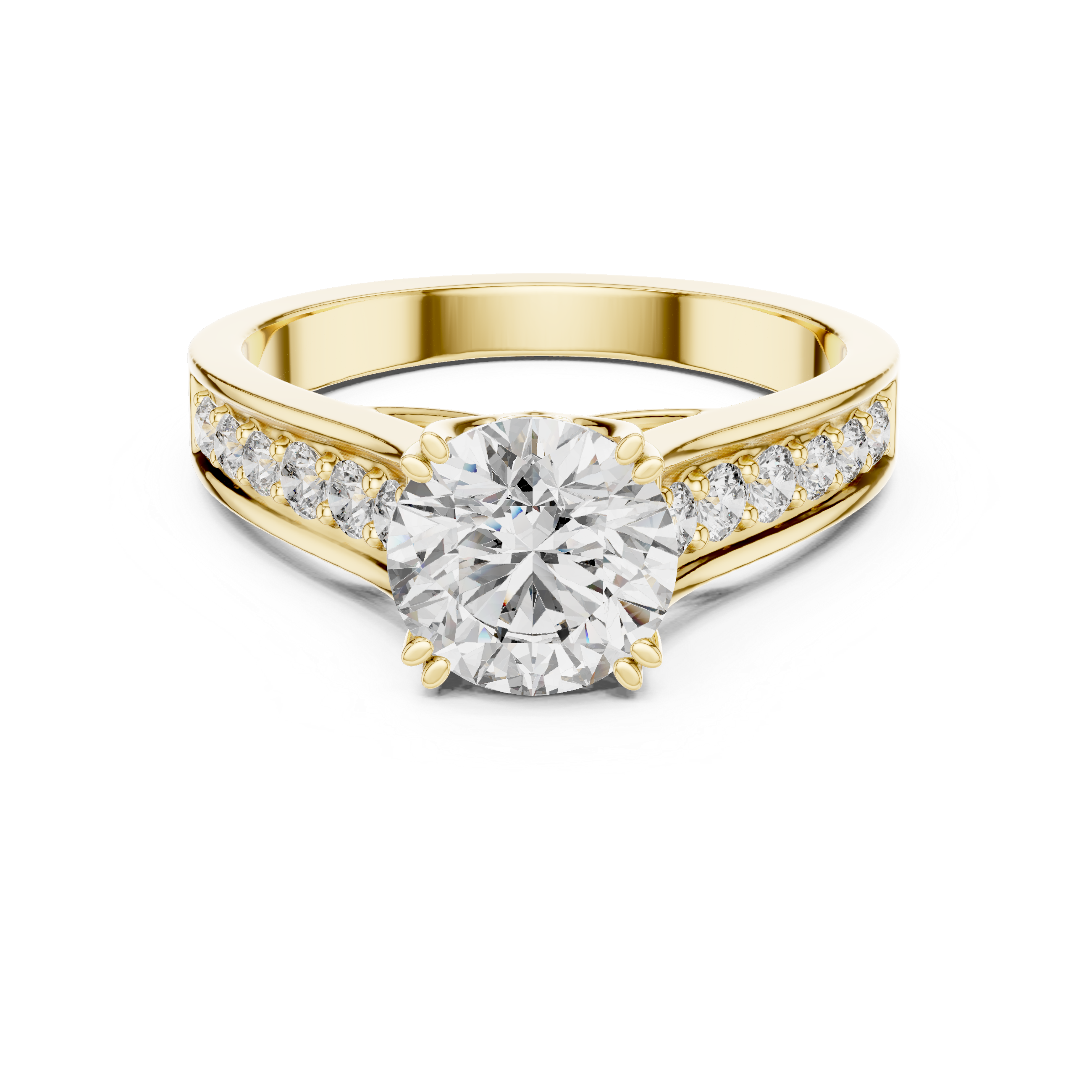 Chanel-Set Diamond Solitaire Ring