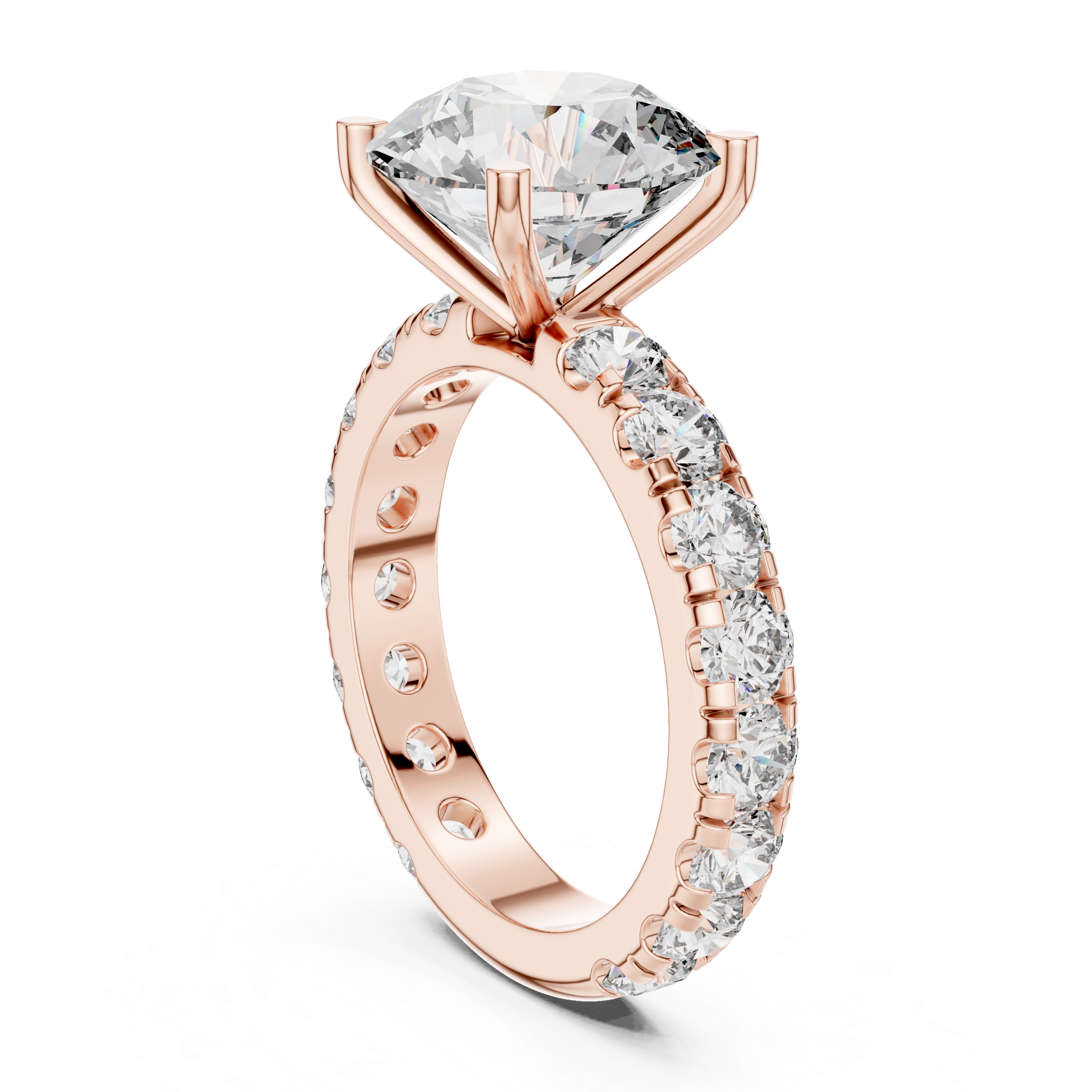 Radiant Elegance Diamond Engagement Ring