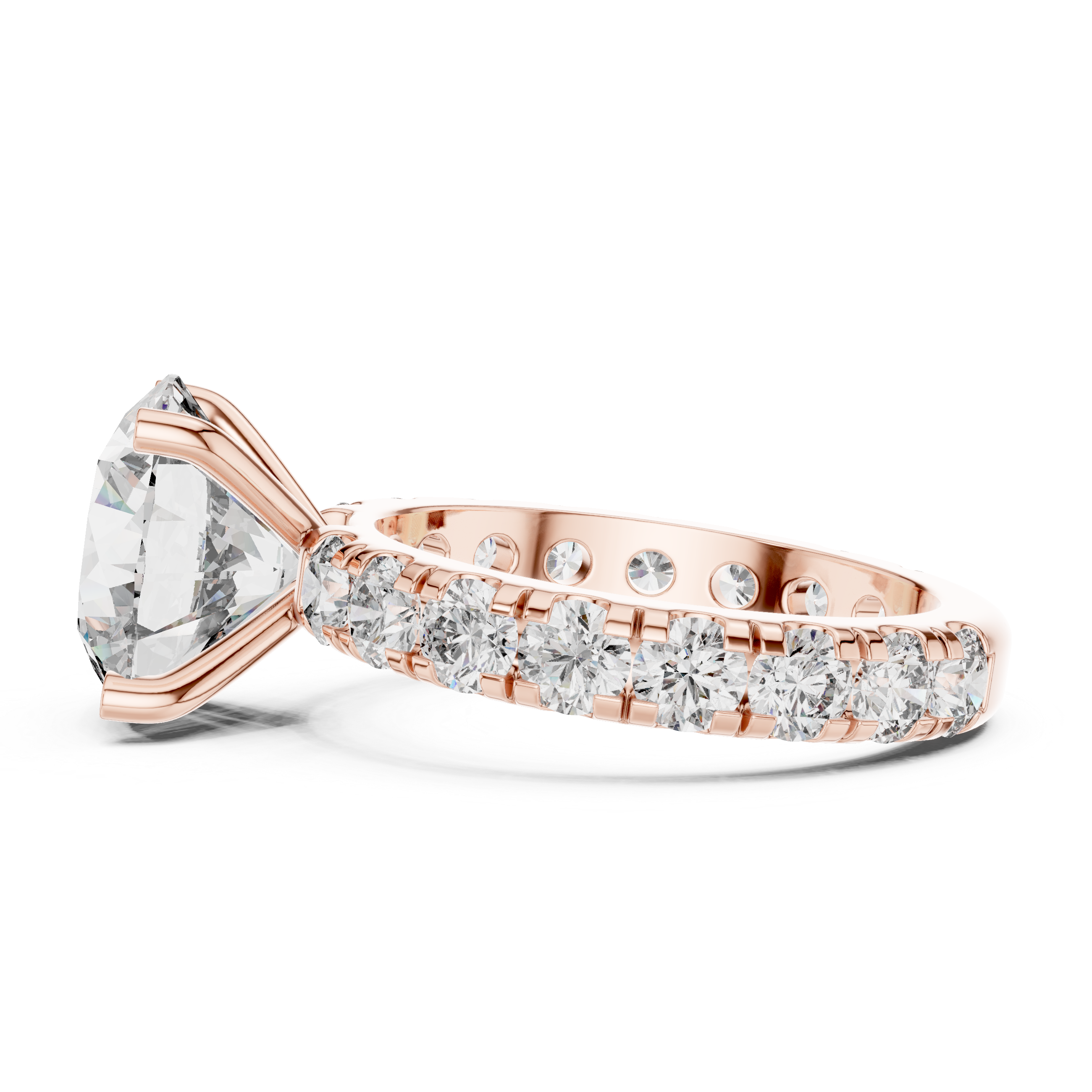 Radiant Elegance Diamond Engagement Ring