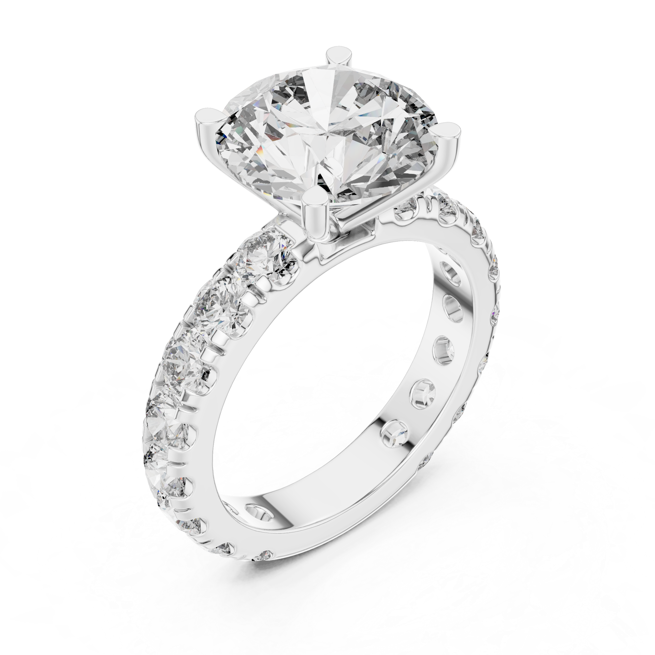 Radiant Elegance Diamond Engagement Ring