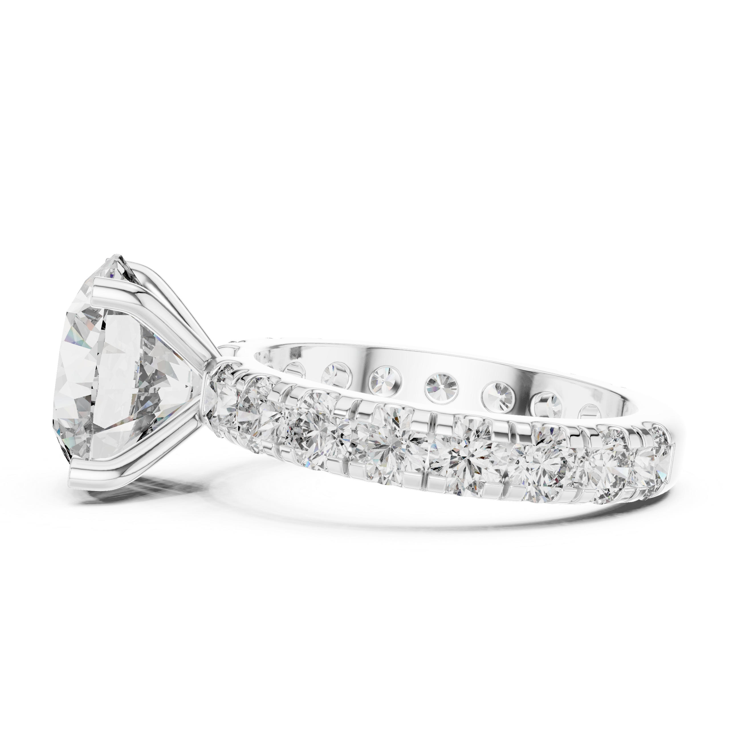 Radiant Elegance Diamond Engagement Ring