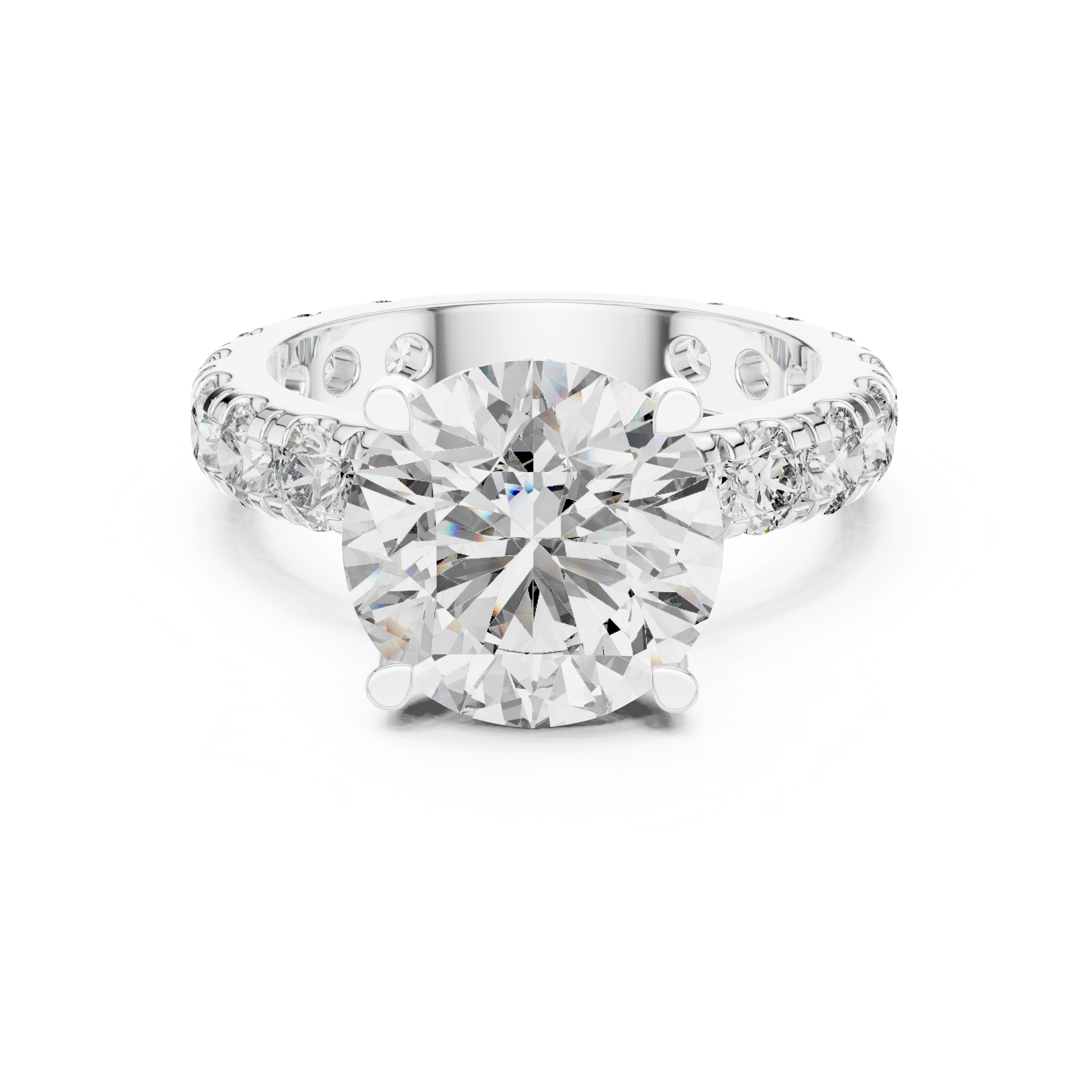 Radiant Elegance Diamond Engagement Ring