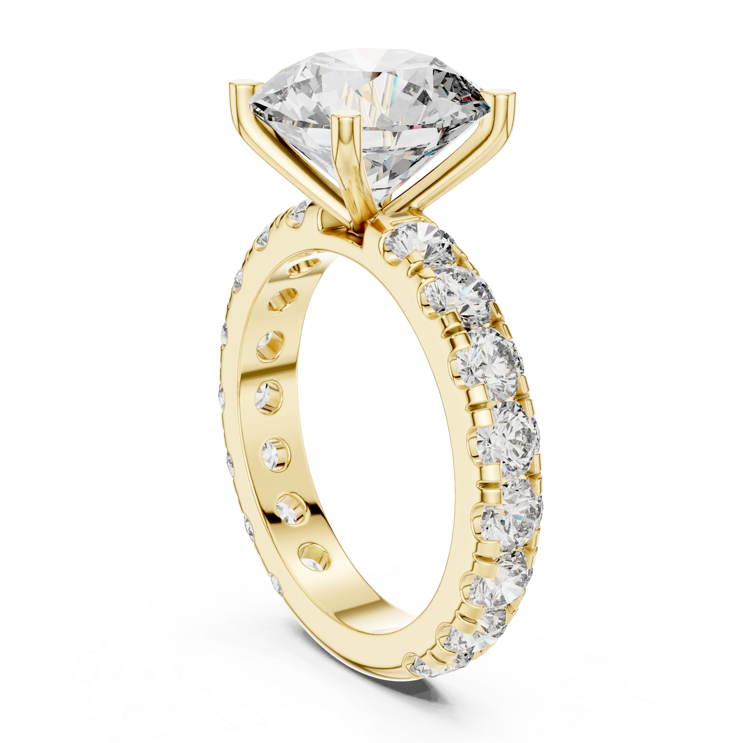 Radiant Elegance Diamond Engagement Ring