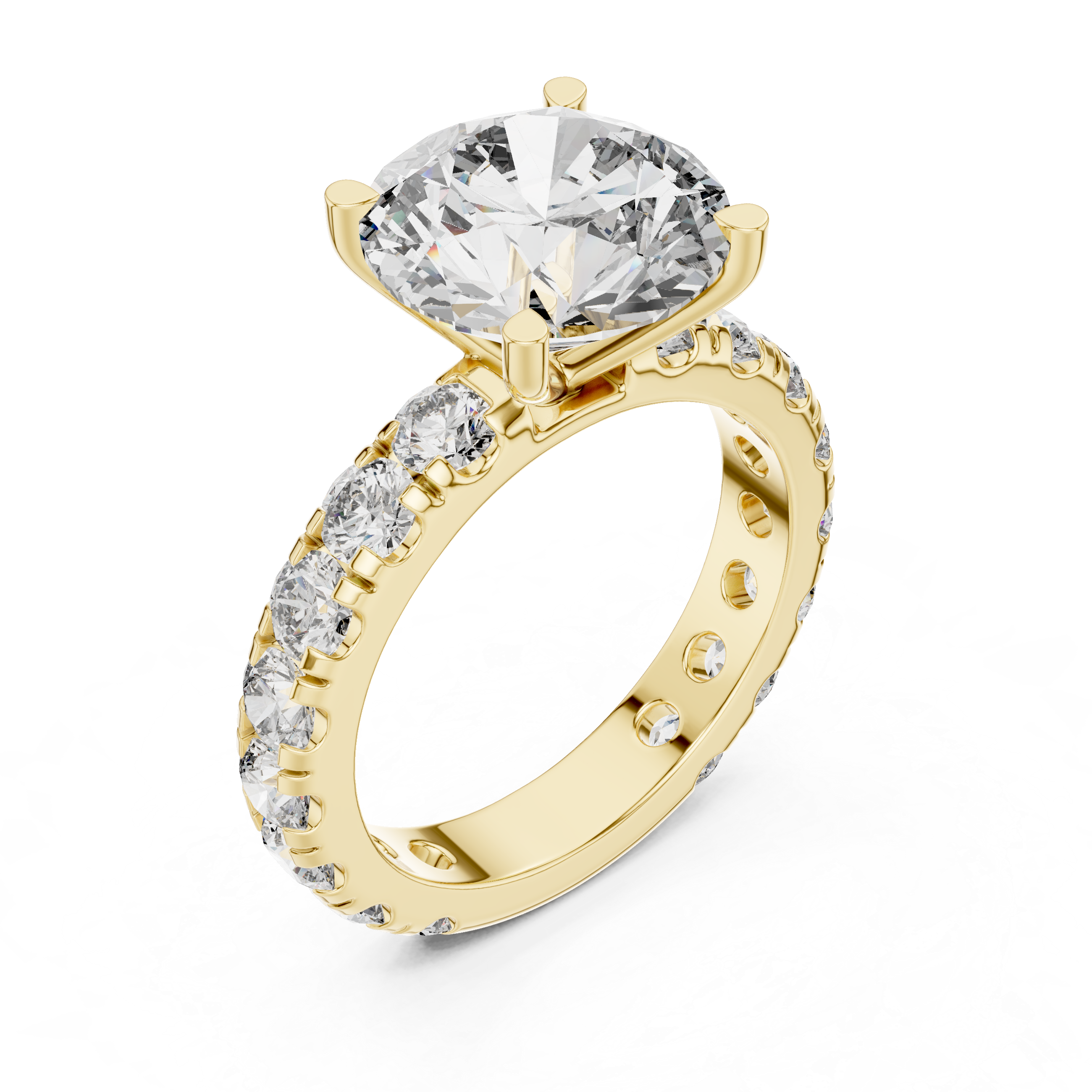 Radiant Elegance Diamond Engagement Ring