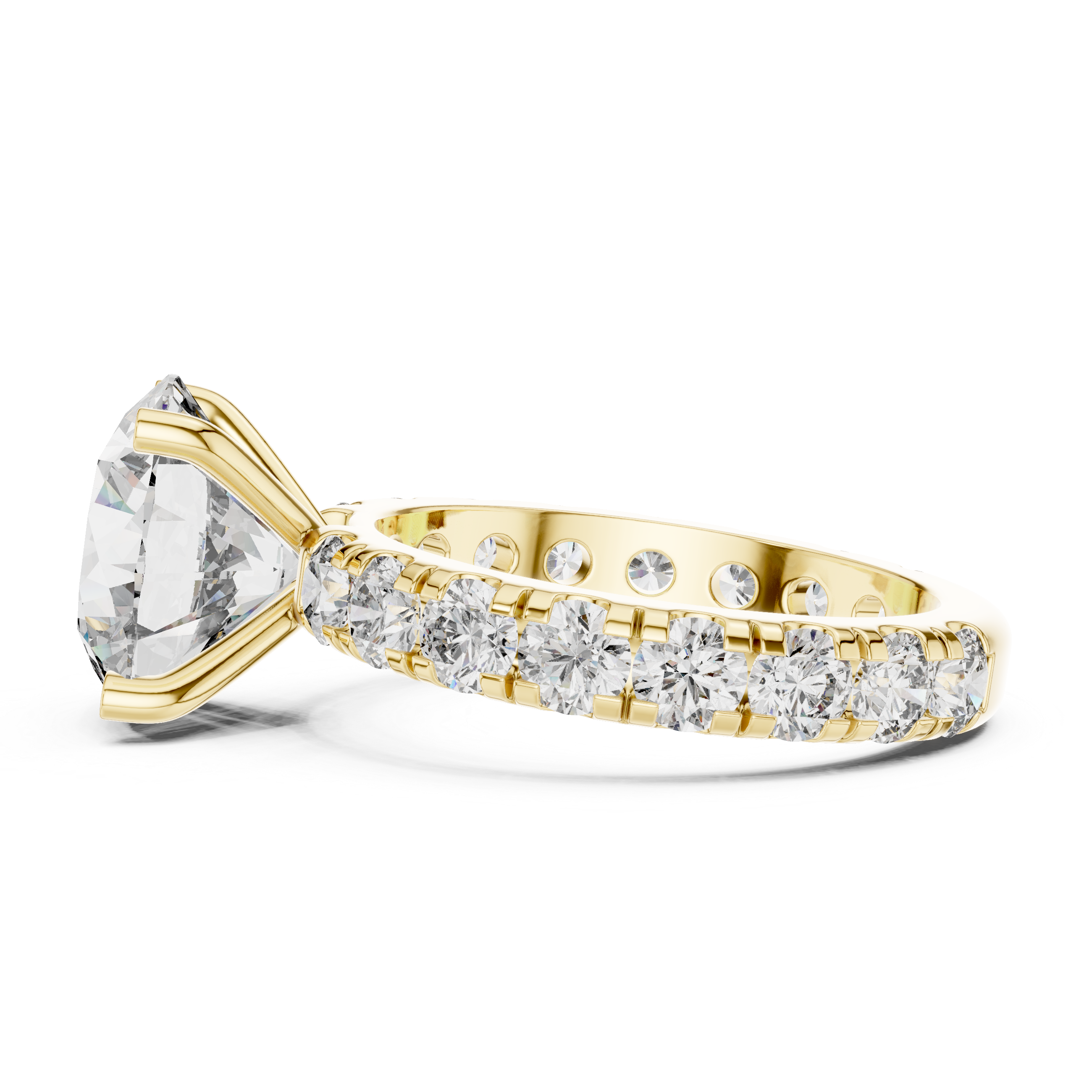 Radiant Elegance Diamond Engagement Ring
