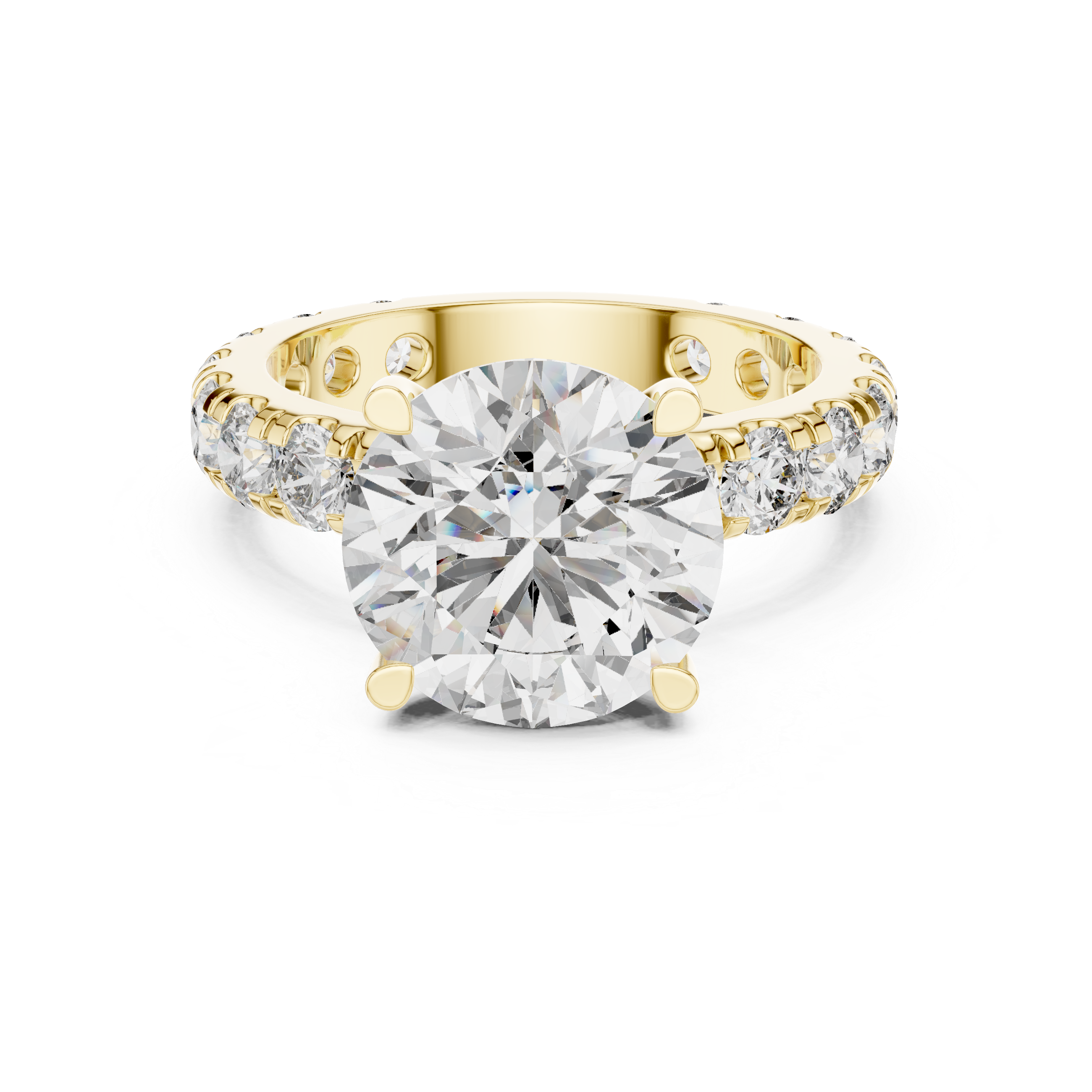 Radiant Elegance Diamond Engagement Ring
