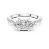 Marquise Cut Diamond Engagement Ring with Pav‚ Band