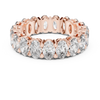 Eternity Band with Oval-Cut Diamonds in Prong Setting