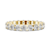 Eternity Band with Round Diamonds in Scalloped Basket Setting