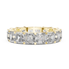 Eternity Band with Asscher-Cut Diamonds in Prong Setting