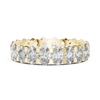 Eternity Band with Oval-Cut Diamonds in Shared Prong Setting